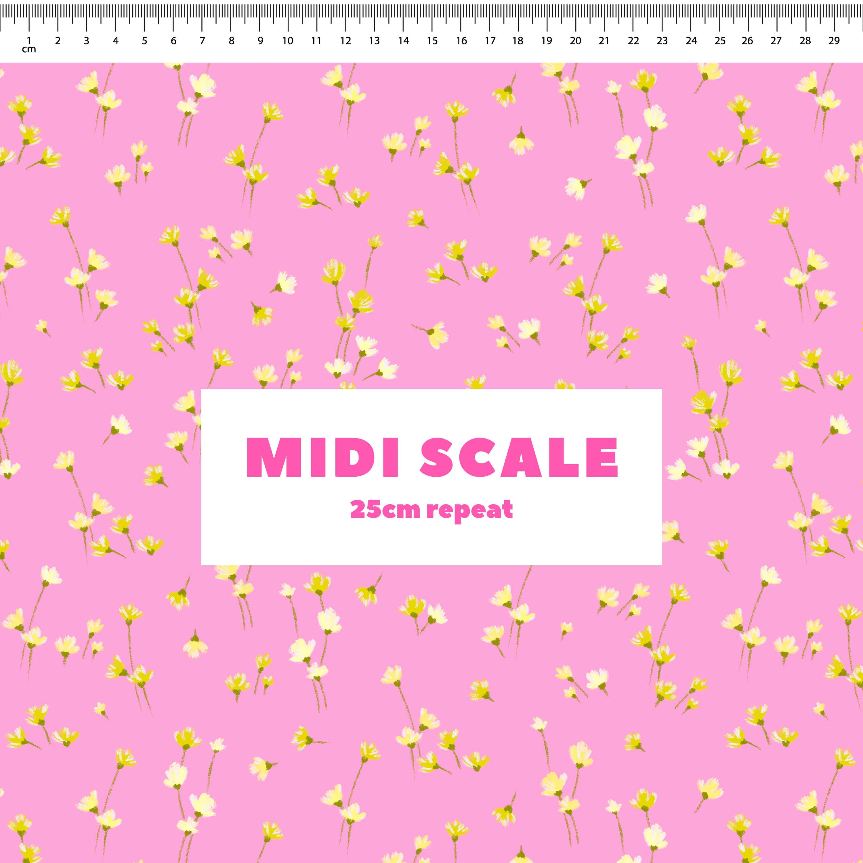 Daisy Meadow Preorder Fabric by Milly + Mae