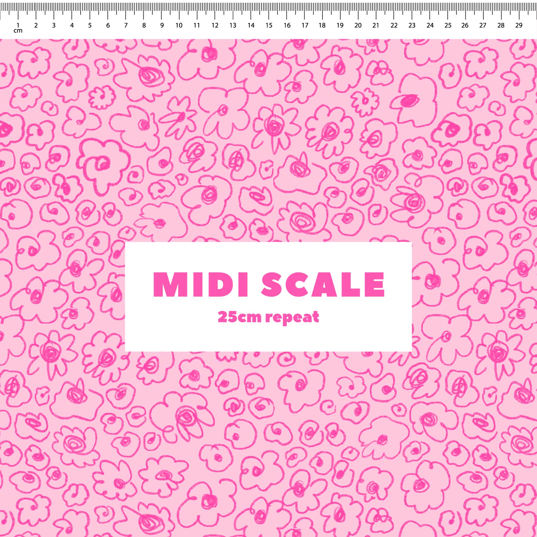 Preorder: Daisy Scribbles (Light Pink)