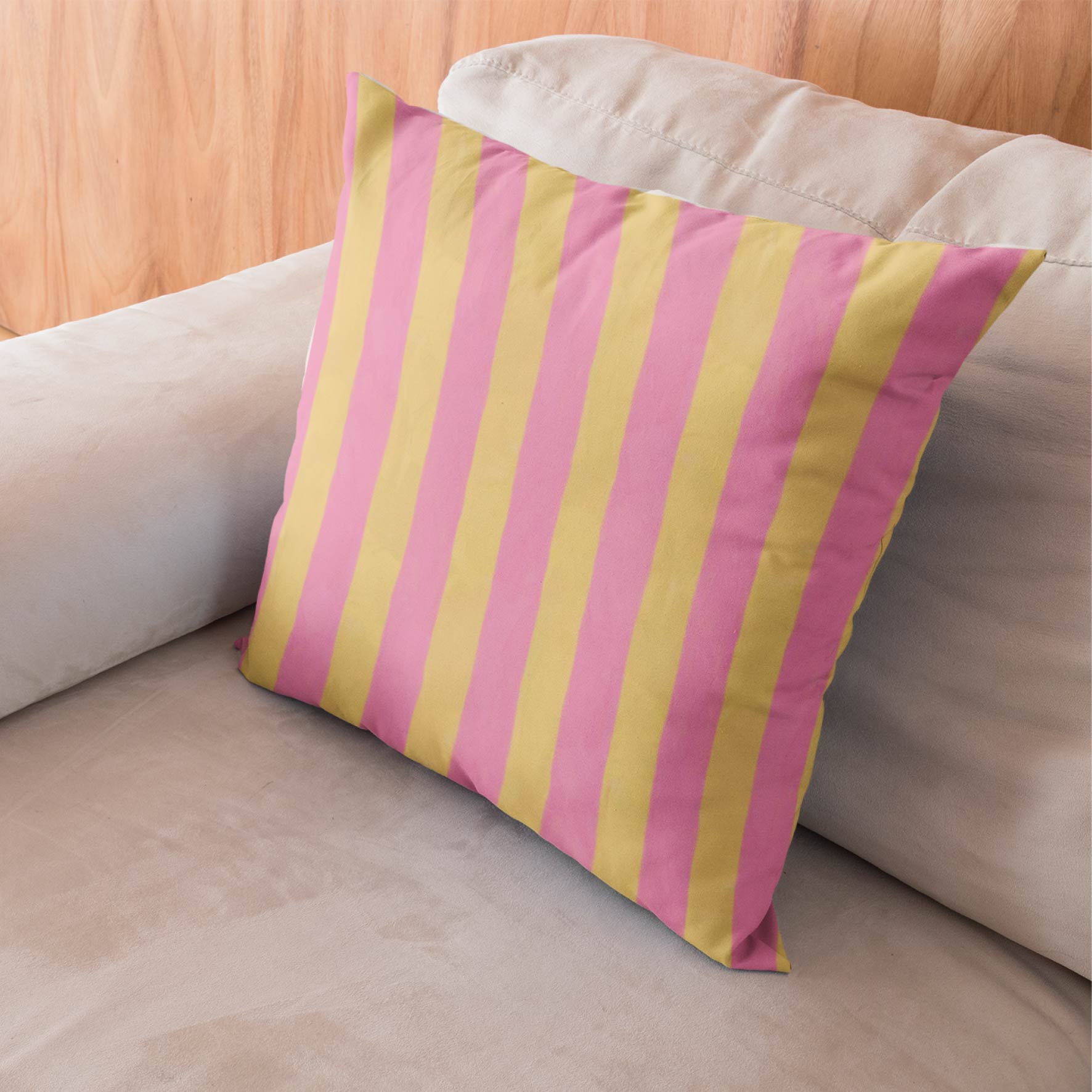 Darling Stripes (Iris & Bubblegum) cotton fabric by Carly B