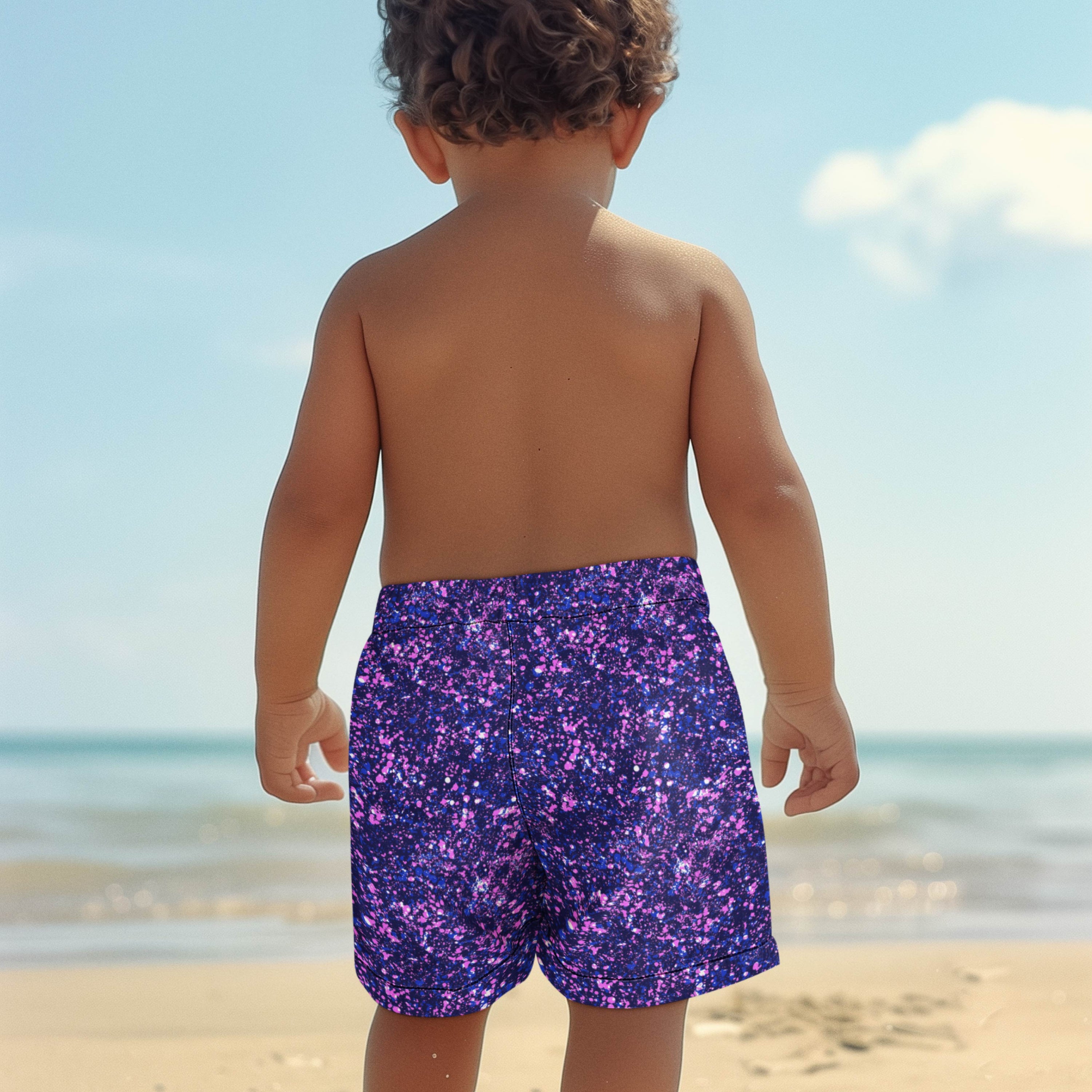 Dash (Navy) cotton fabric by Rachel Parker