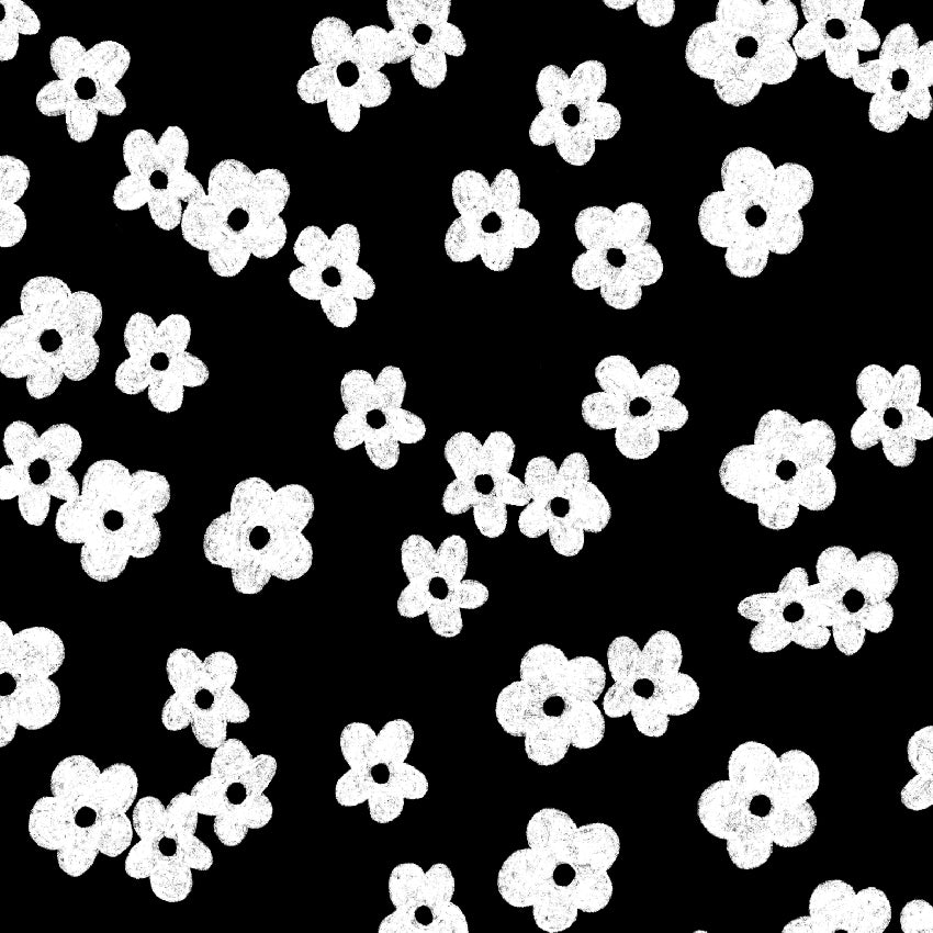 Preorder: Ditsy Florals (Black)