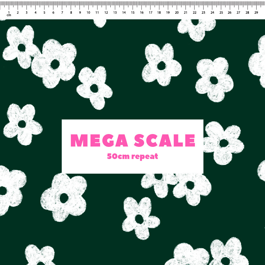 Preorder: Ditsy Florals (Dark Green)
