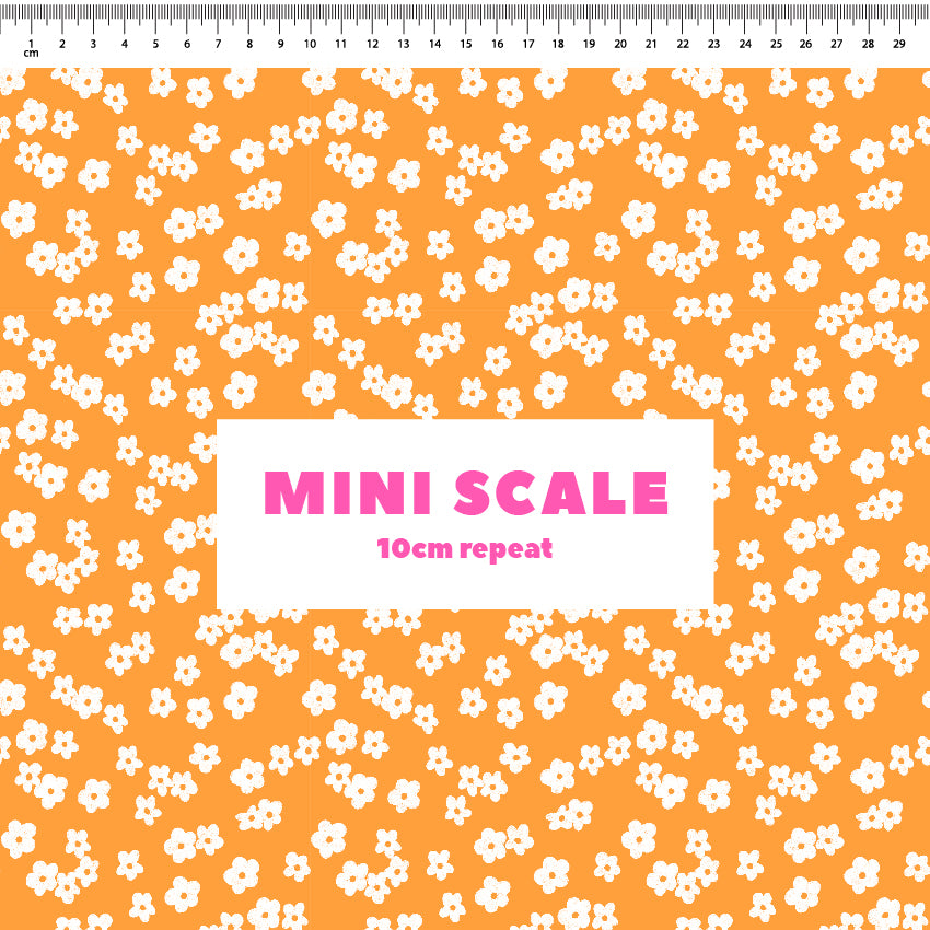 Preorder: Ditsy Florals (Orange)