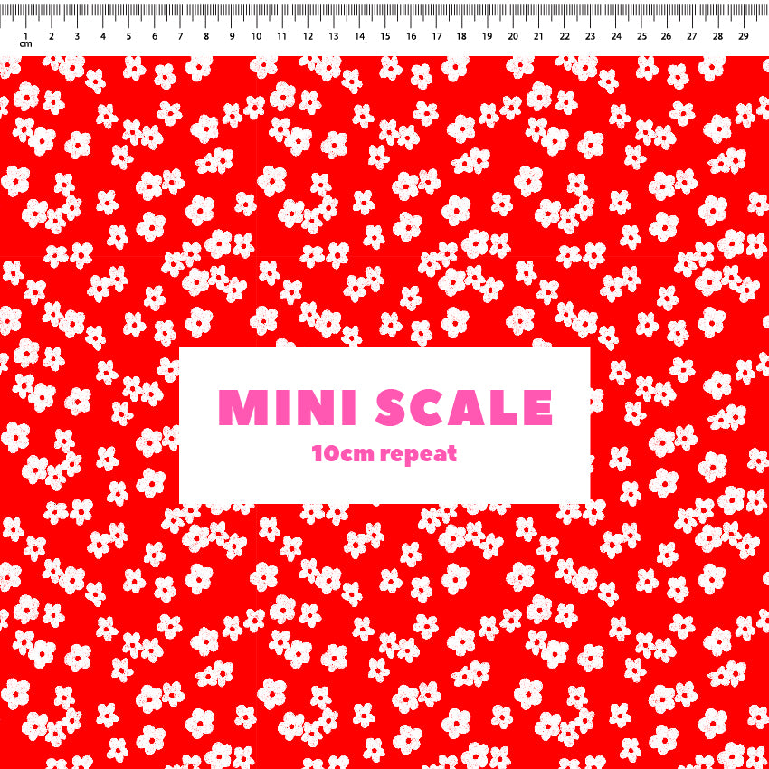 Preorder: Ditsy Florals (Red)