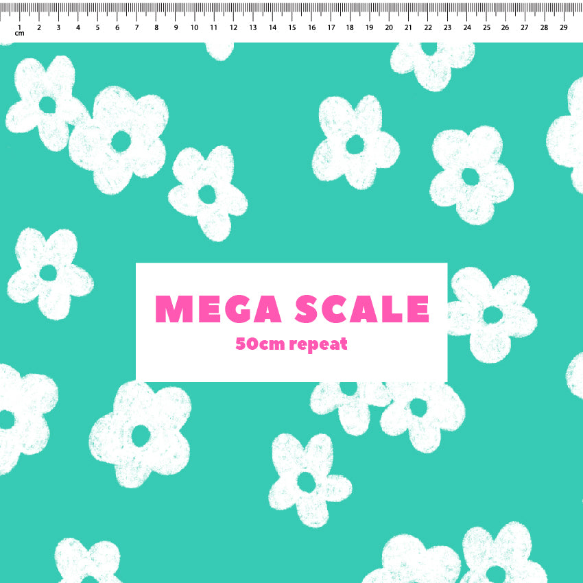 Preorder: Ditsy Florals (Teal)