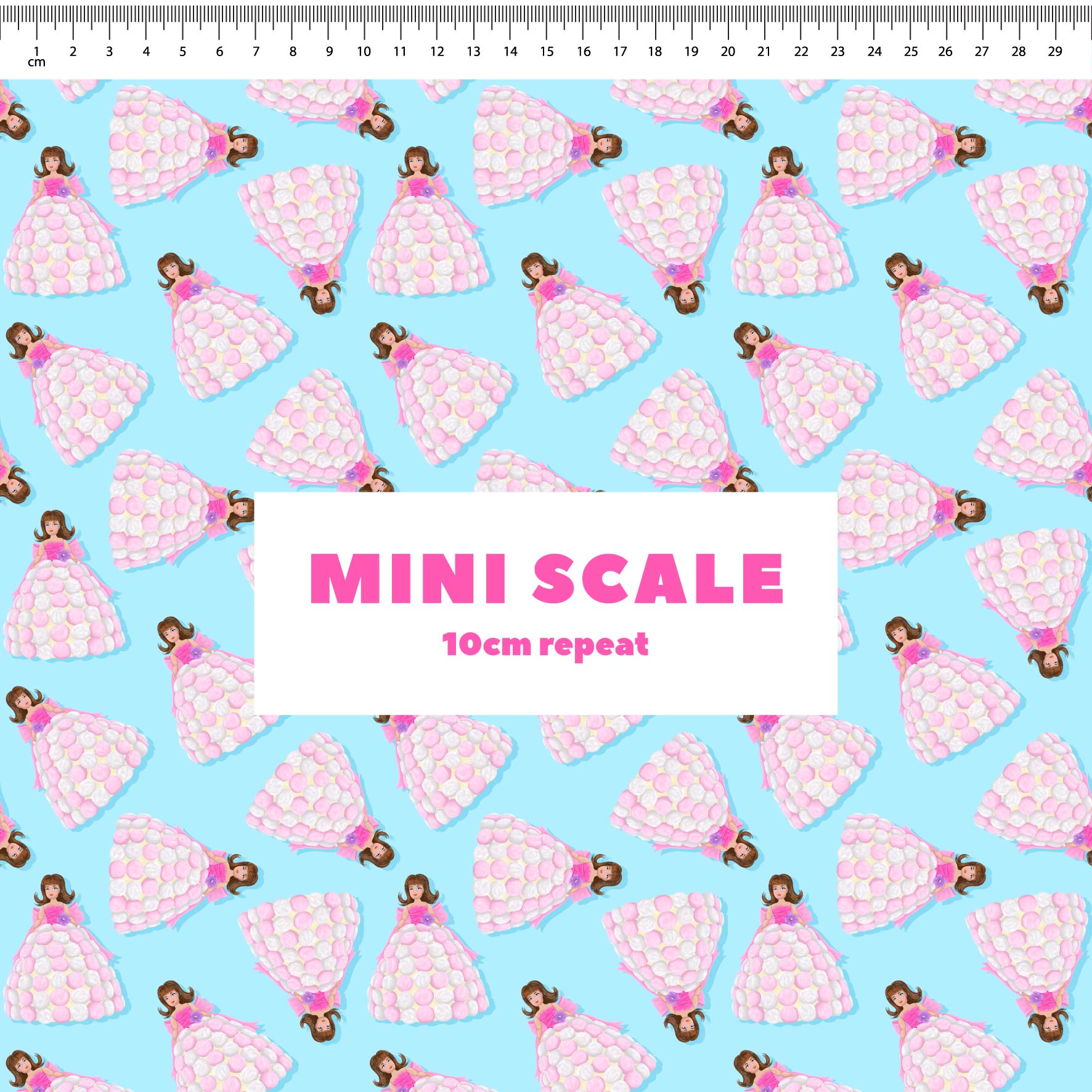 Preorder Fabric: Dolly Varden Cake (Blue)