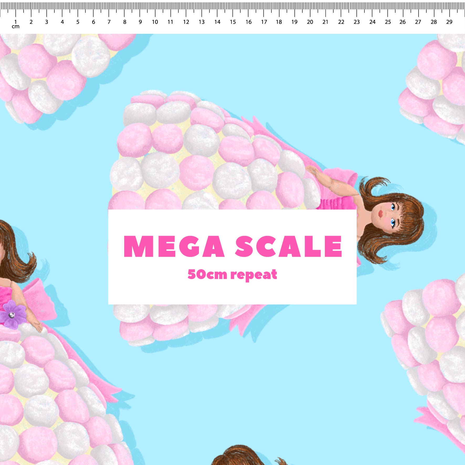 Preorder Fabric: Dolly Varden Cake (Blue)