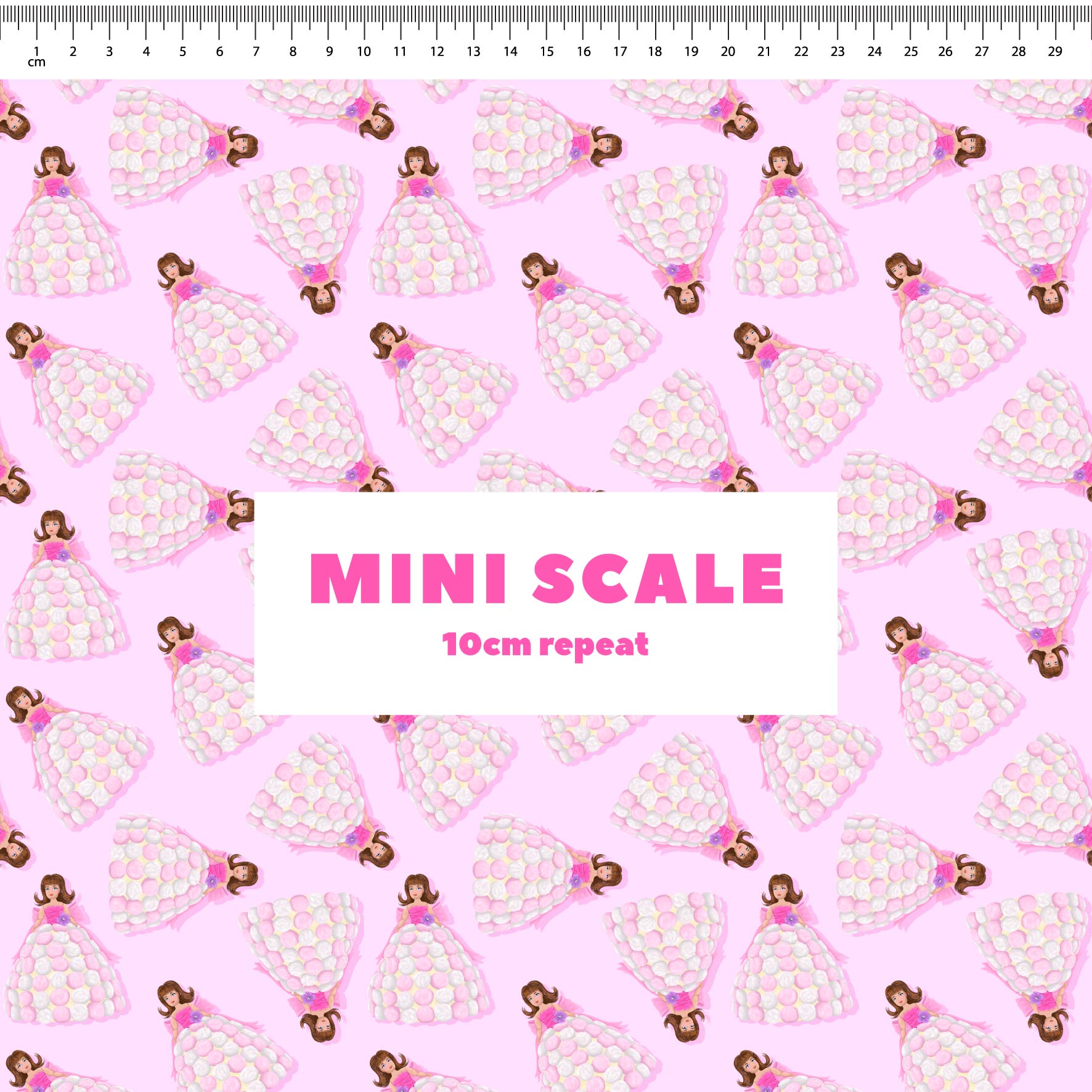 Preorder Fabric: Dolly Varden Cake (Pink)