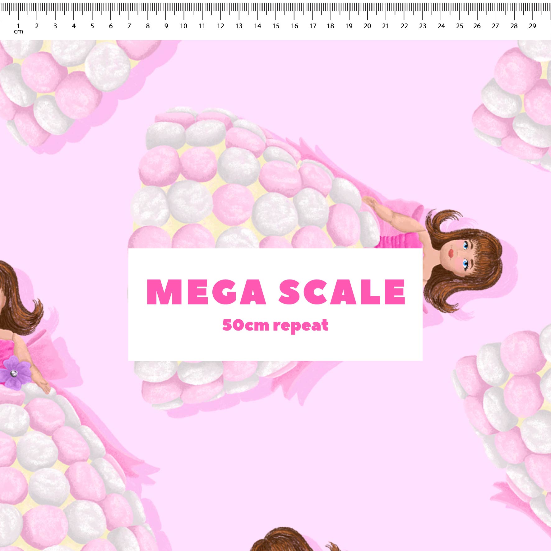 Preorder Fabric: Dolly Varden Cake (Pink)