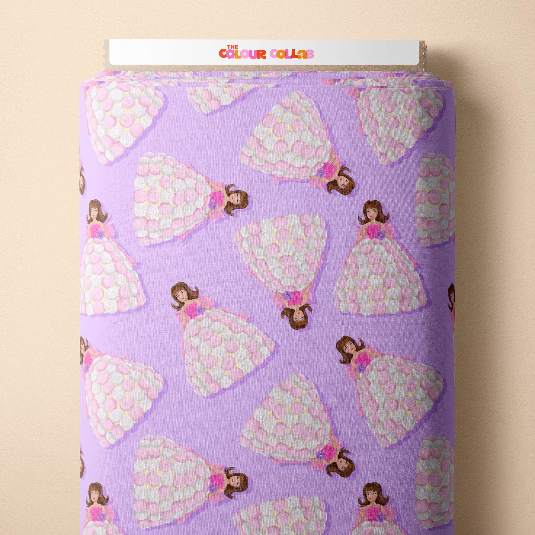 Preorder Fabric: Dolly Varden Cake (Purple)