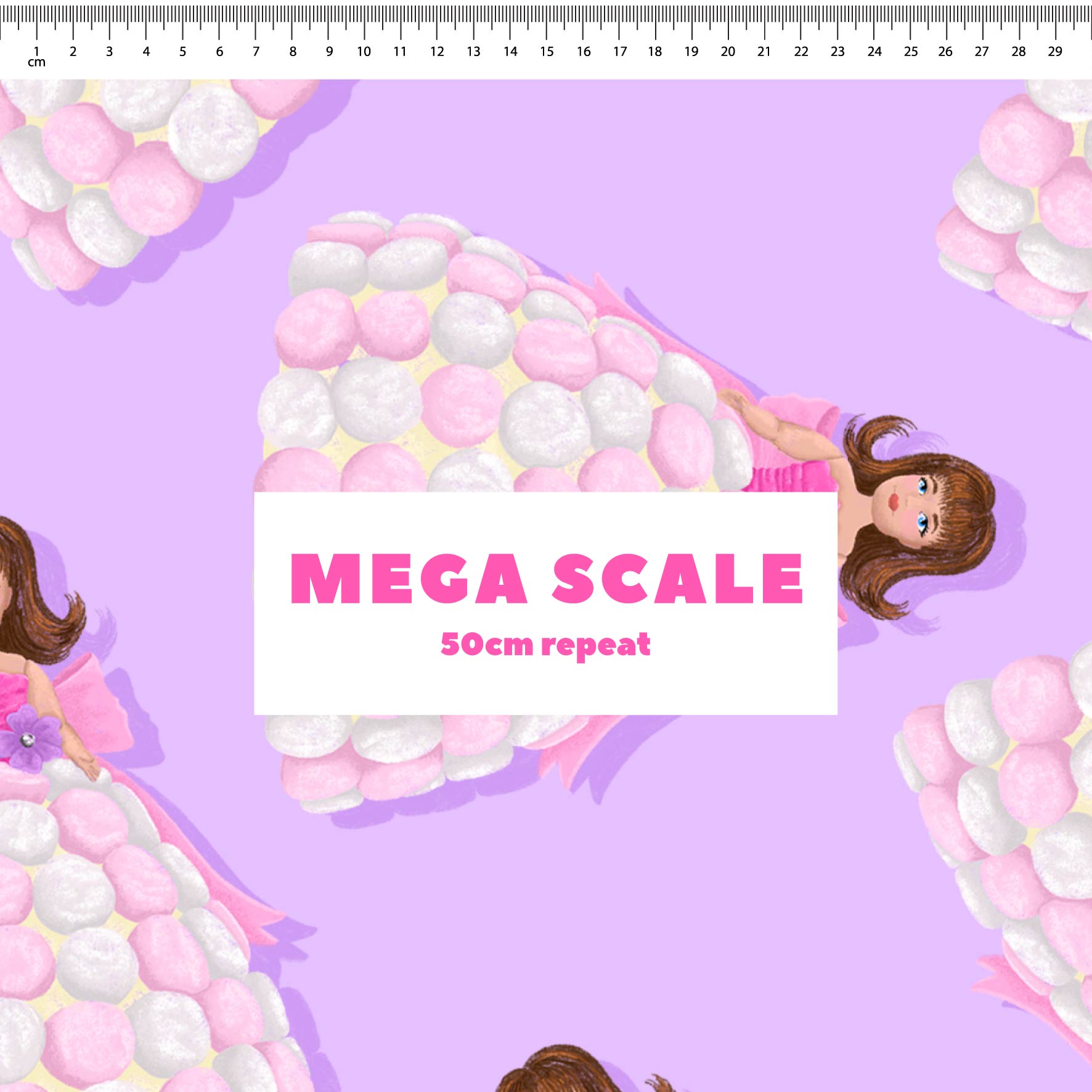 Preorder Fabric: Dolly Varden Cake (Purple)