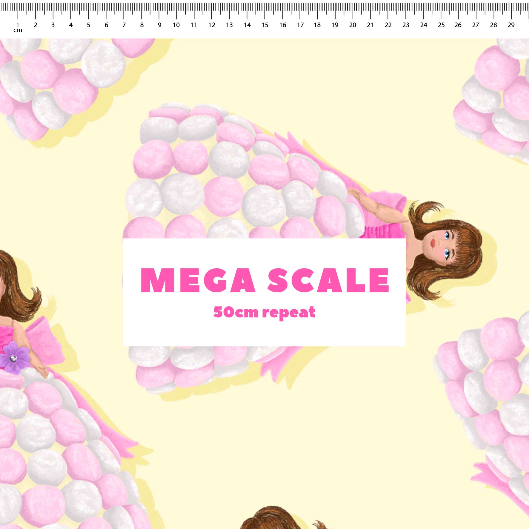 Preorder Fabric: Dolly Varden Cake (Yellow)