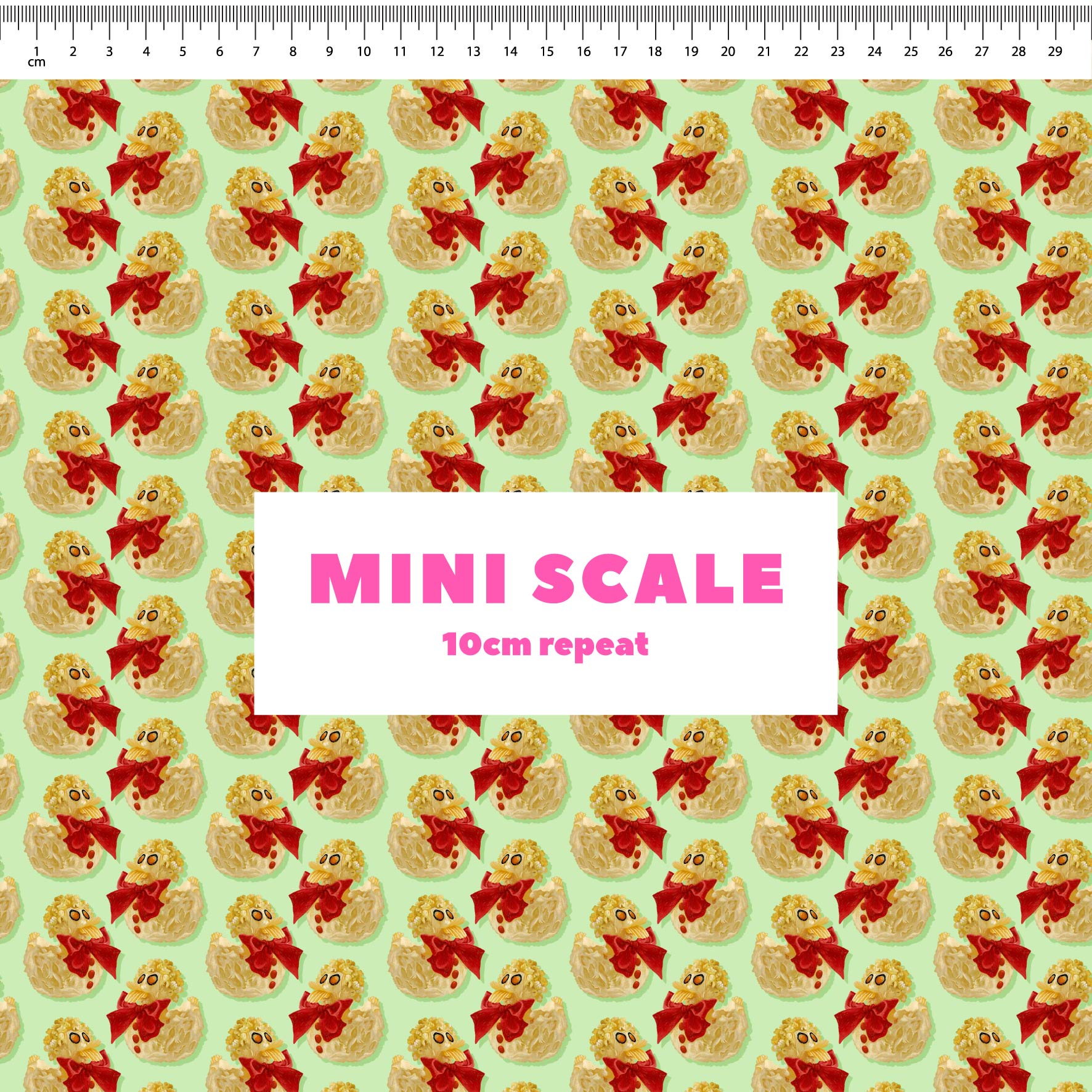 Preorder Fabric: Rubber Ducky Cake (Green)