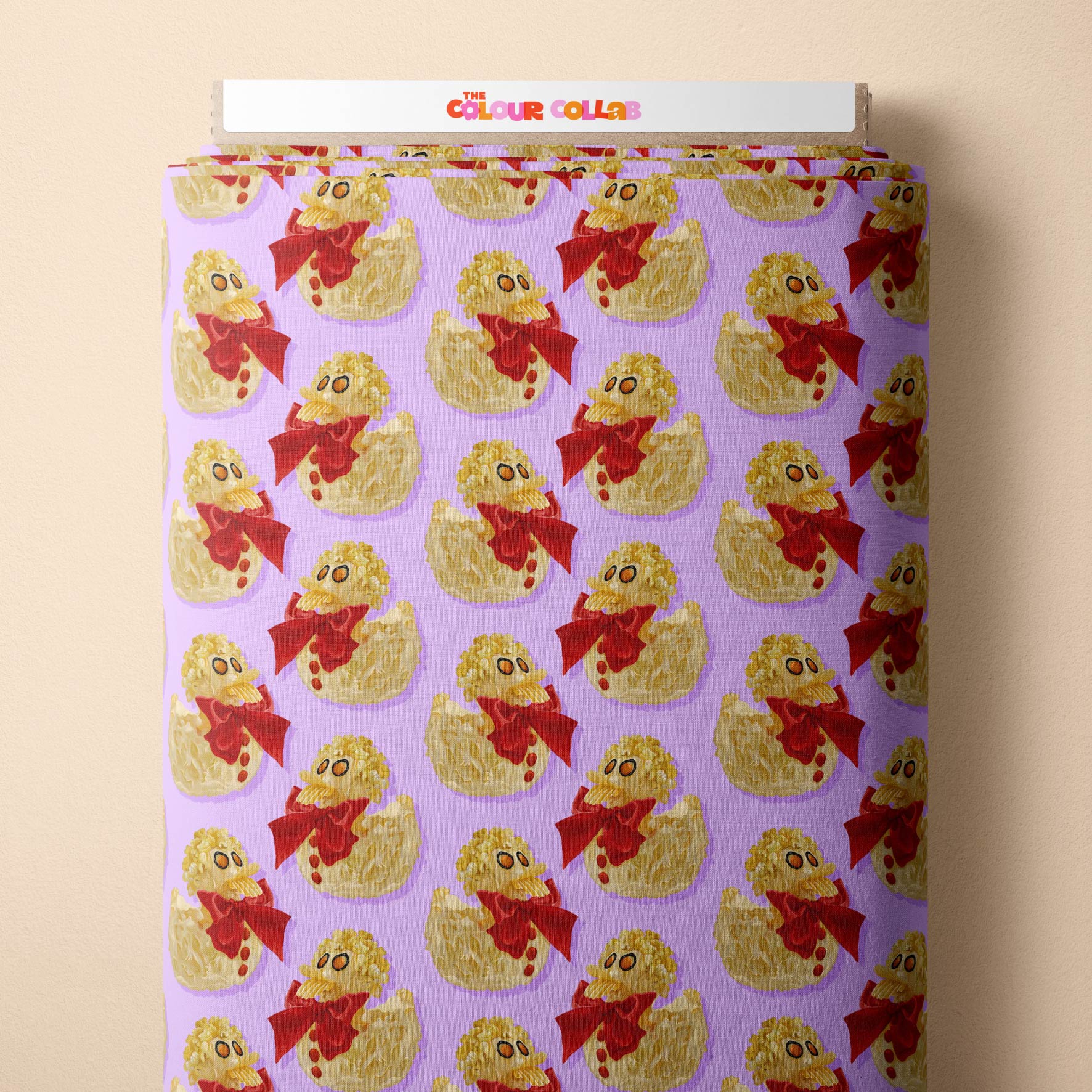 Preorder Fabric: Rubber Ducky Cake (Purple)