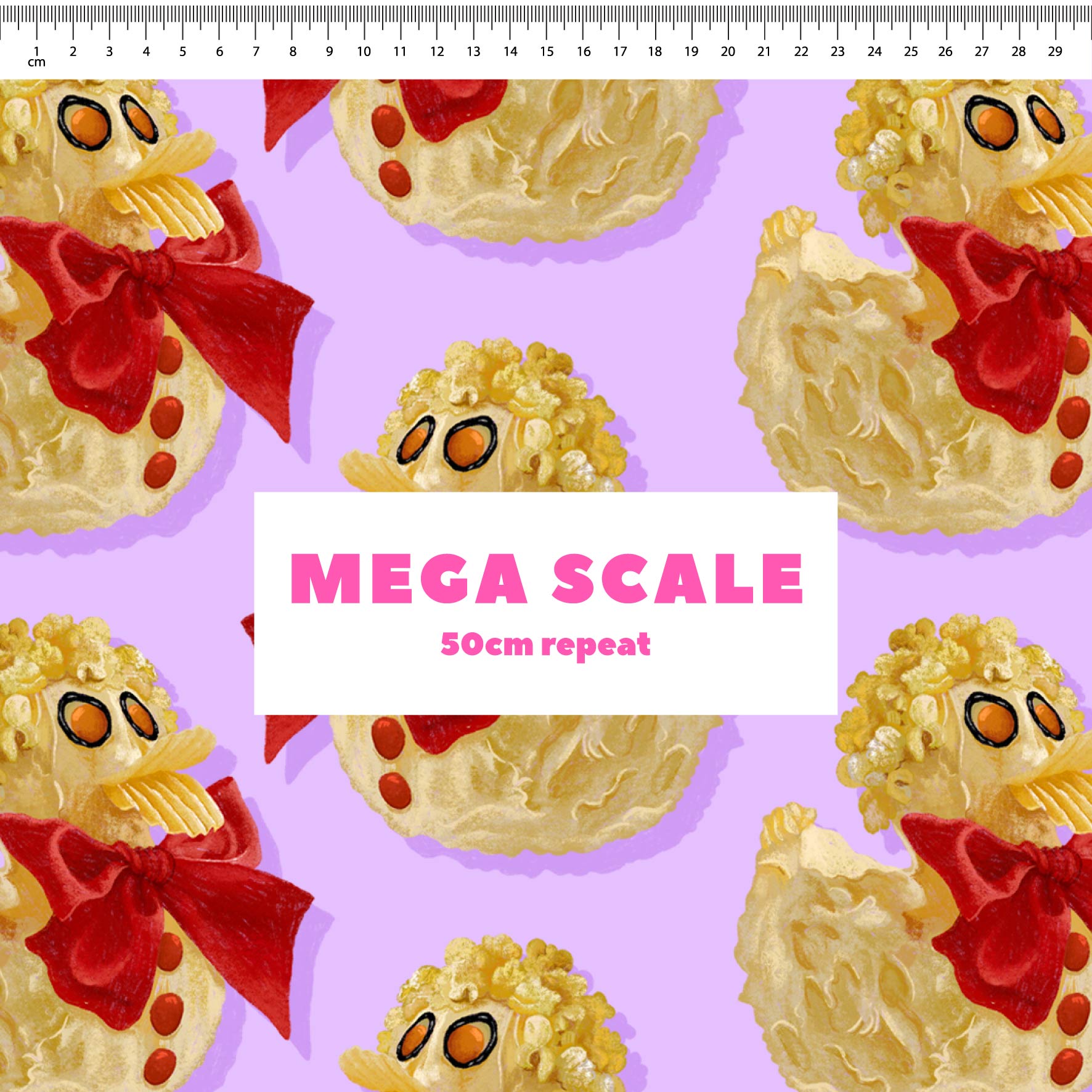 Preorder Fabric: Rubber Ducky Cake (Purple)