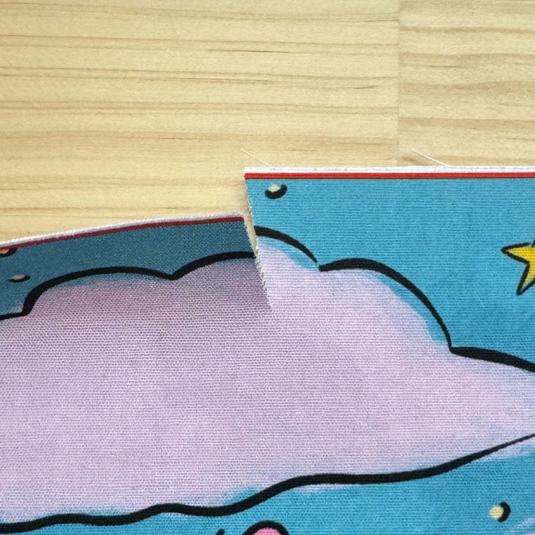 Kindred Spirits Panel - Small - 250gsm Cotton Canvas - FAULT printed cotton fabric by The Colour Collab in 10cm Mini Scale