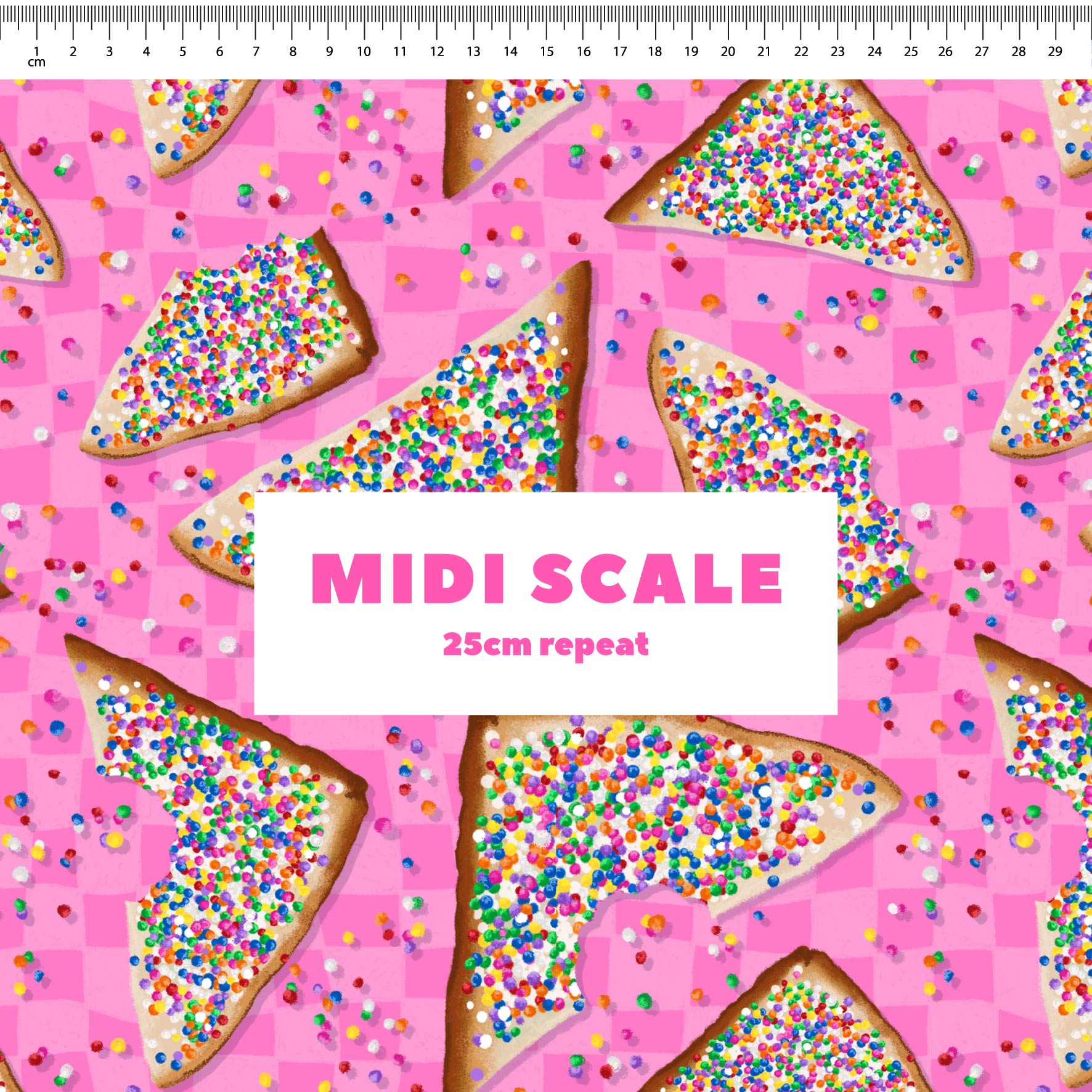 Preorder: Fairy Bread (Pink Check)