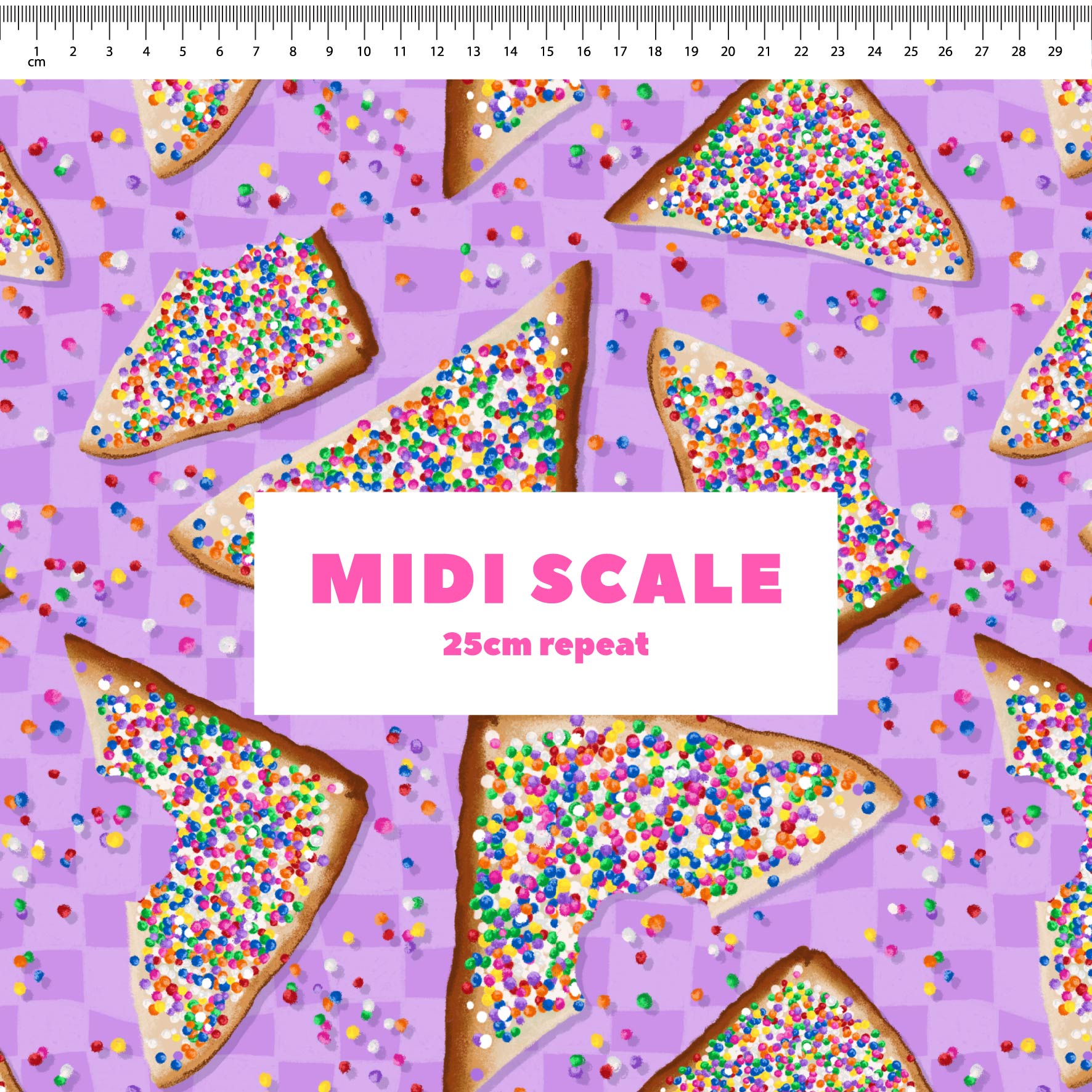 Preorder: Fairy Bread (Purple Check)