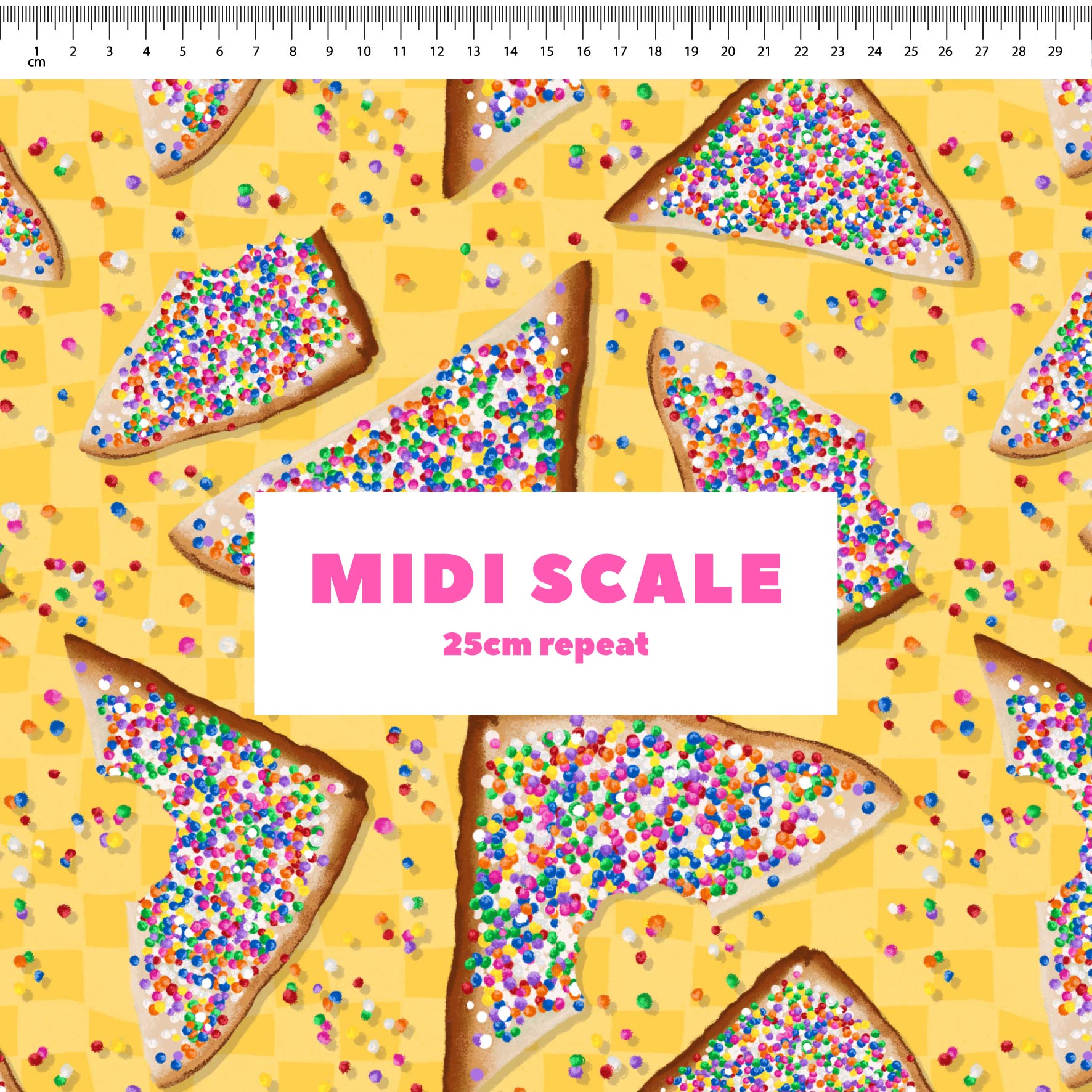 Preorder: Fairy Bread (Yellow Check)