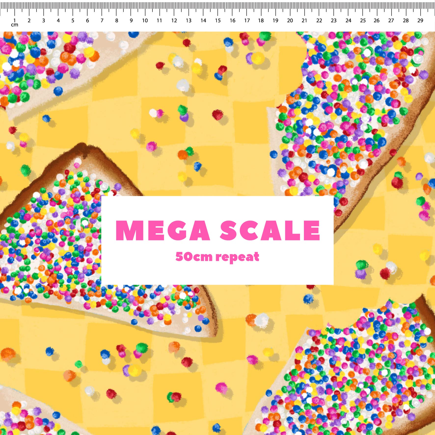 Preorder: Fairy Bread (Yellow Check)