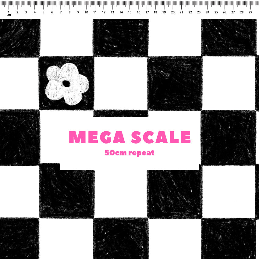 Preorder: Floral Checkers (Black)