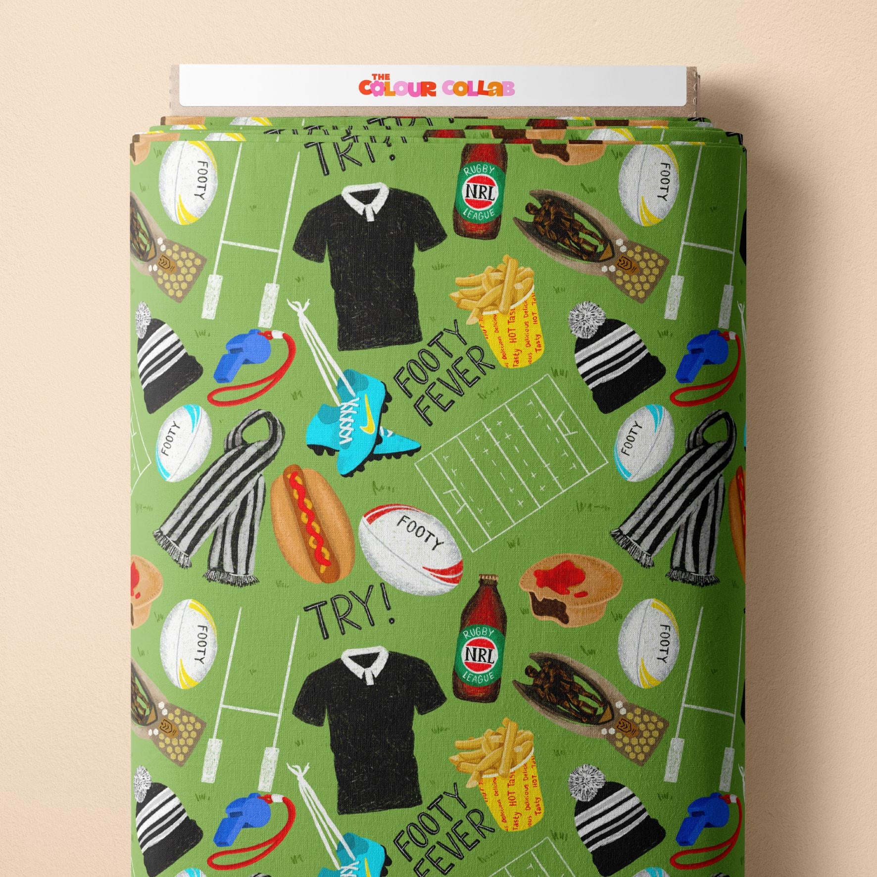 Preorder Fabric: Rugby World Cup (All Blacks)