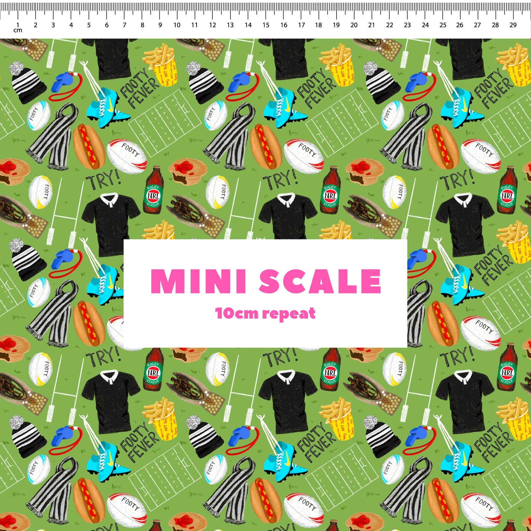 Preorder Fabric: Rugby World Cup (All Blacks)