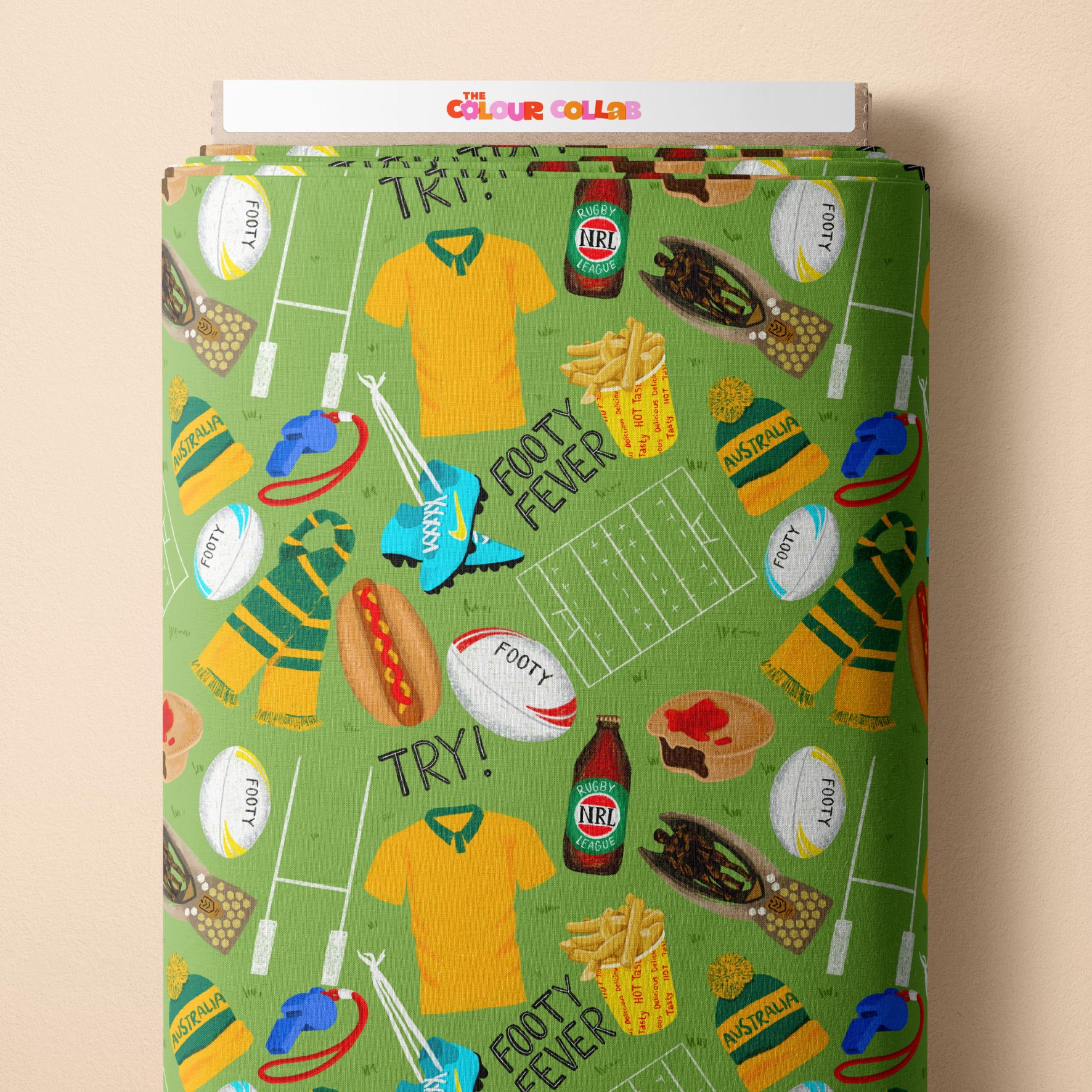 Preorder Fabric: Rugby World Cup (Wallabies)