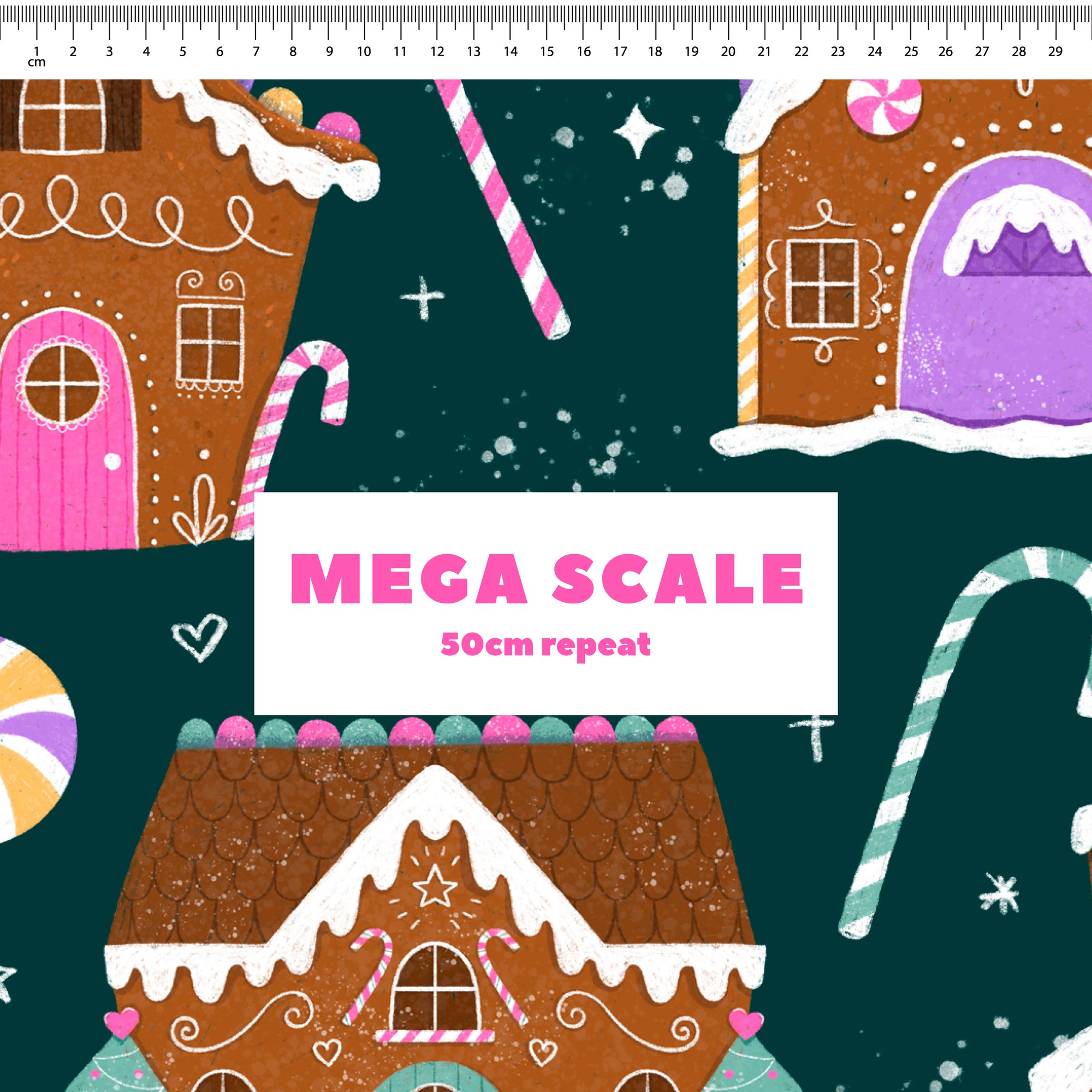 Gingerbread Houses Preorder Fabric