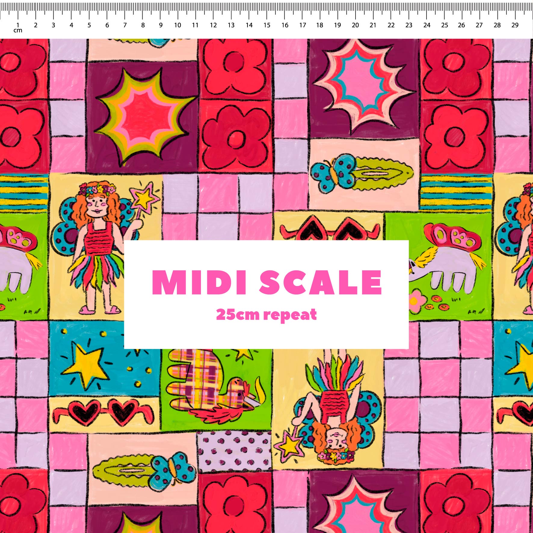 Preorder Fabric: Girlhood Patchwork | Carly B x TCC