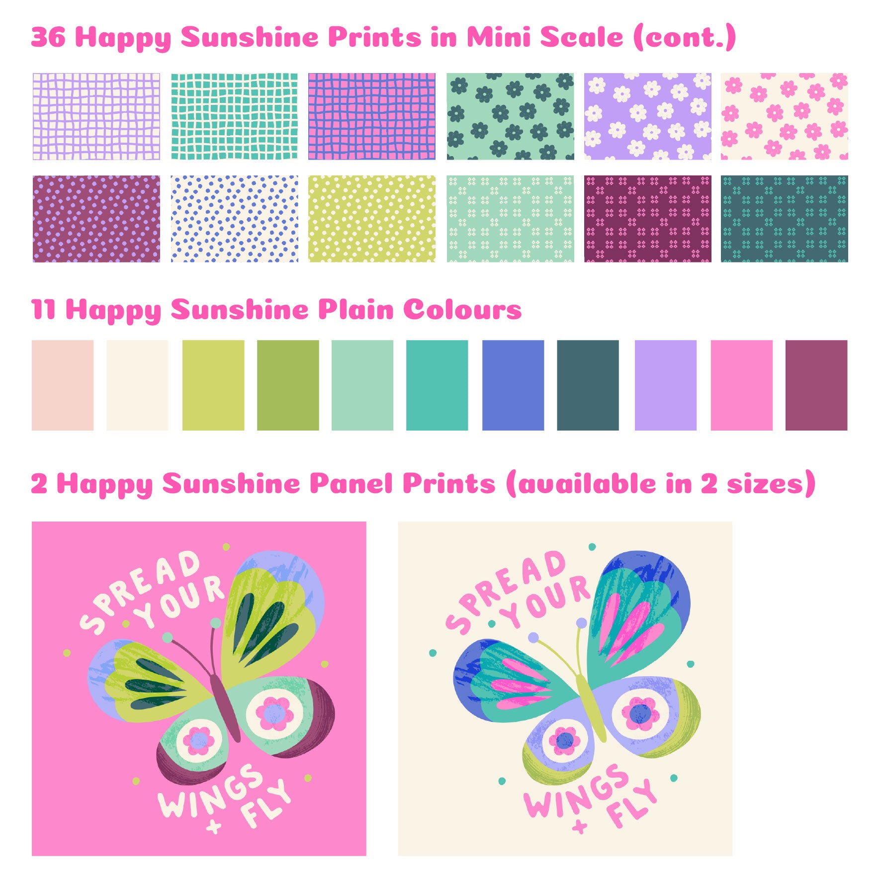 Happy Sunshine Preorder Fat Quarter Pack