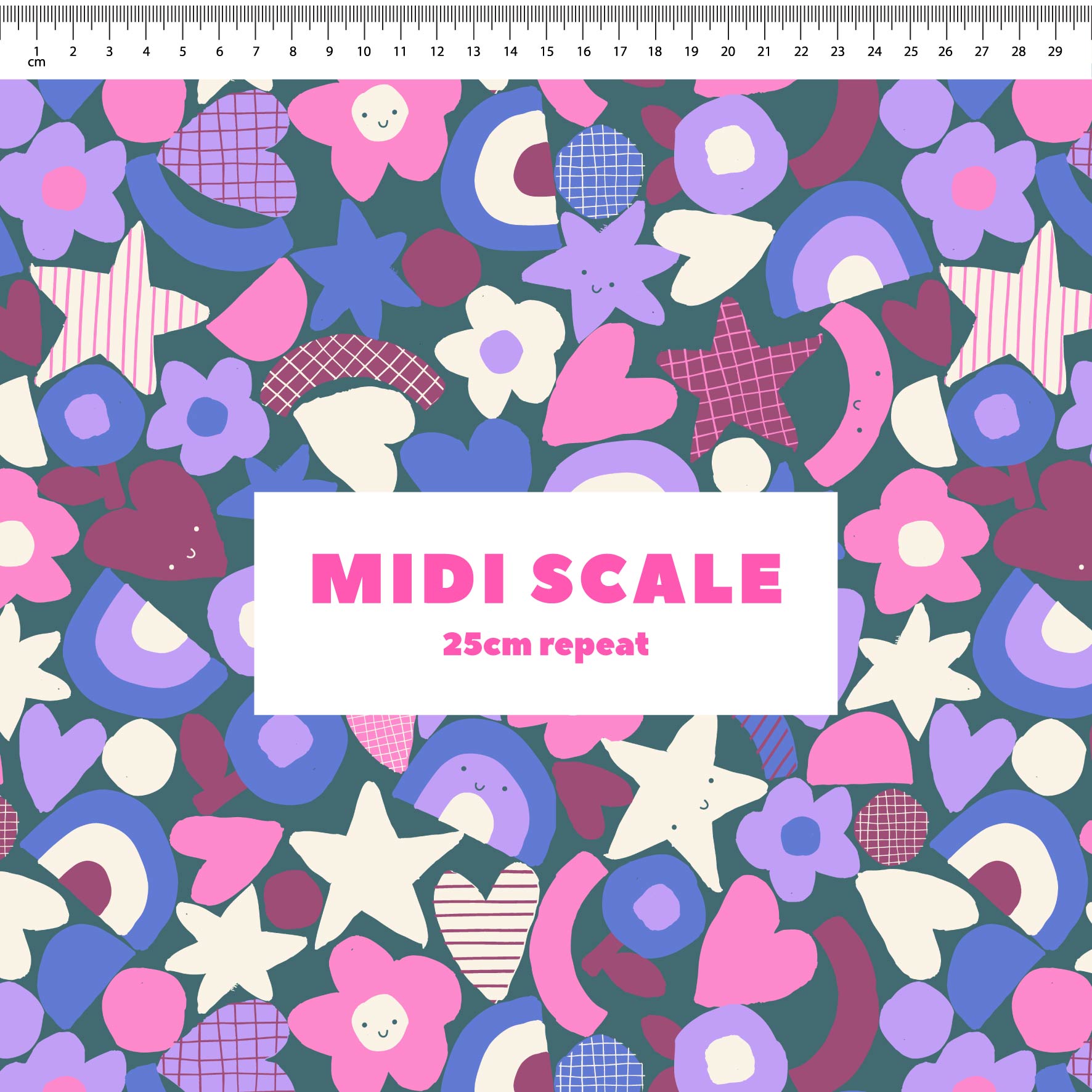 Happy Terrazzo (Dusty Green) Preorder Fabric by New Kid Club
