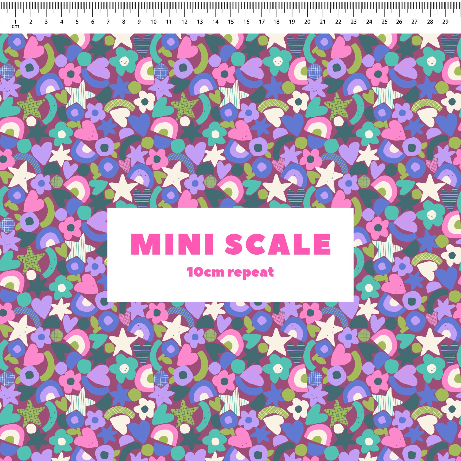 Happy Terrazzo (Mauve Taupe) Preorder Fabric by New Kid Club
