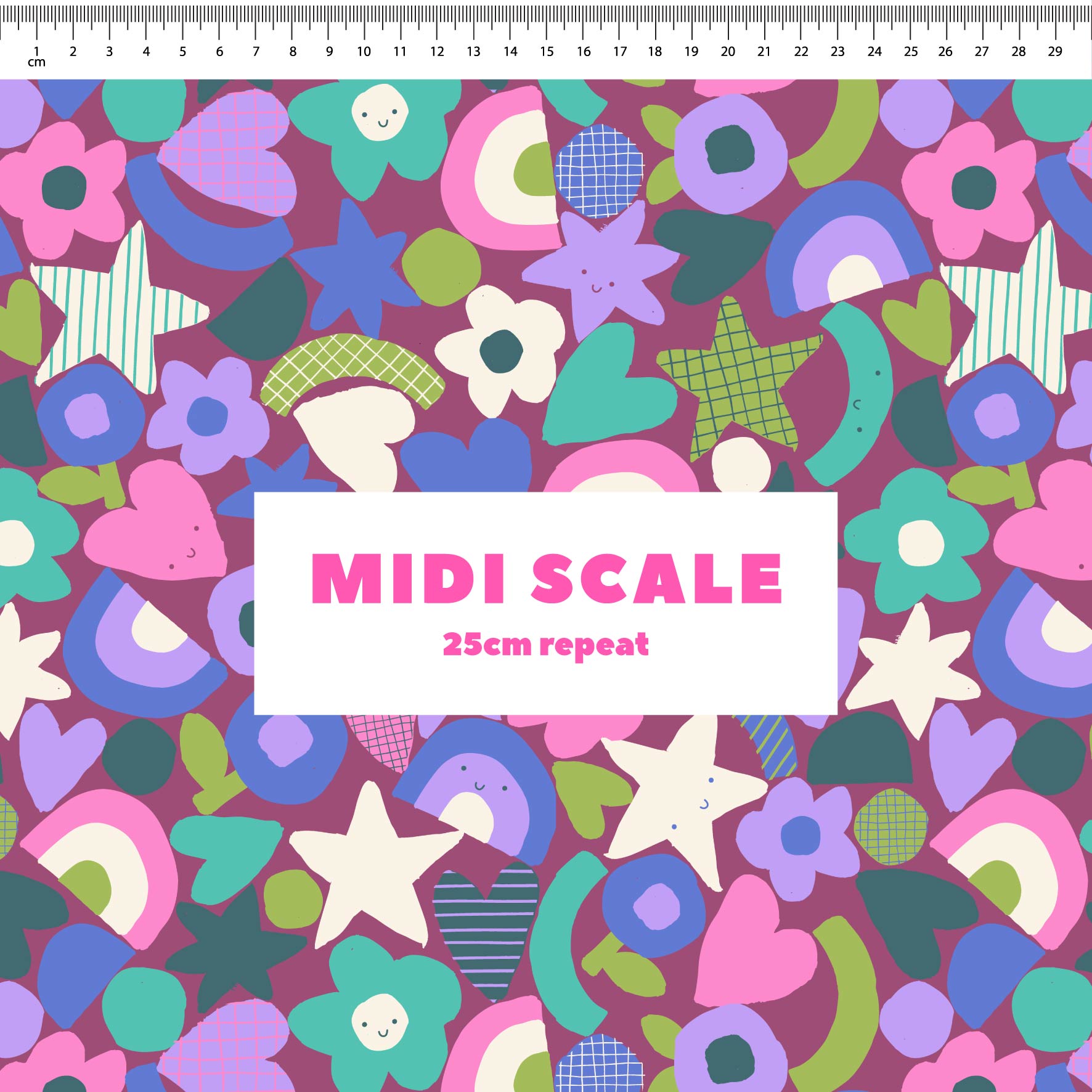 Happy Terrazzo (Mauve Taupe) Preorder Fabric by New Kid Club