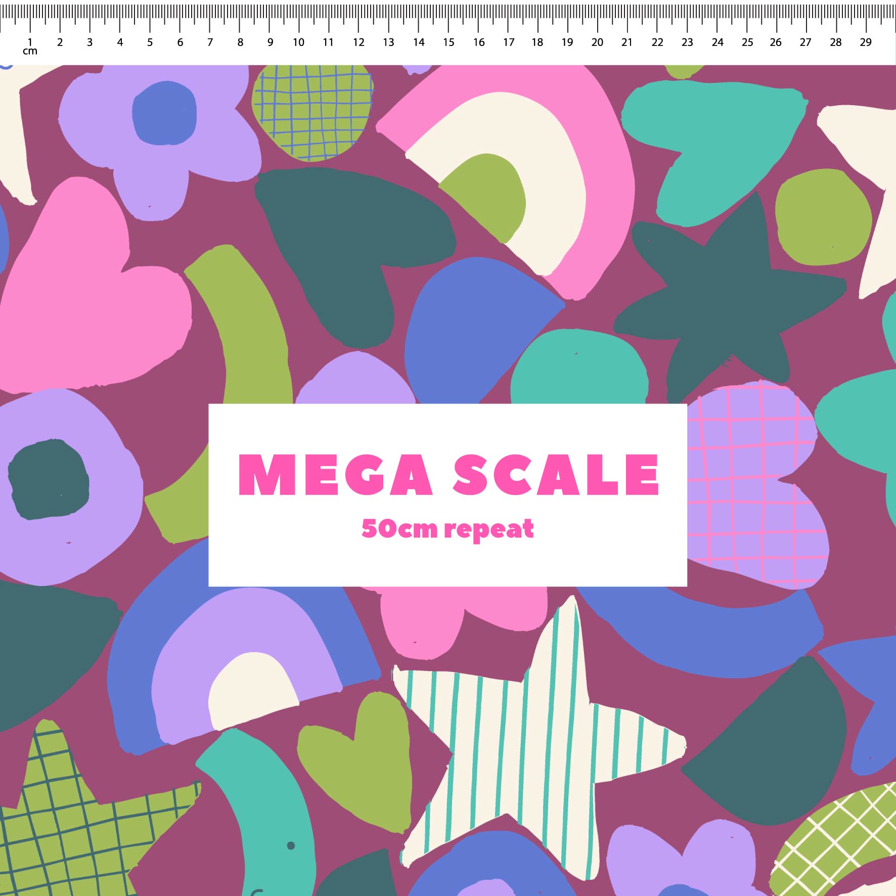Happy Terrazzo (Mauve Taupe) Preorder Fabric by New Kid Club