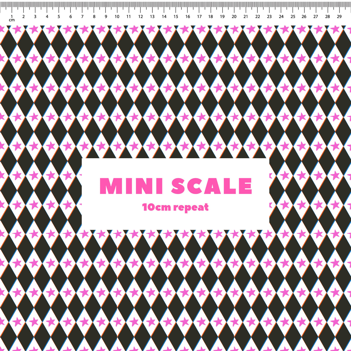 Harlequin (Pink) Preorder Fabric by Sue-Ching Lascelles