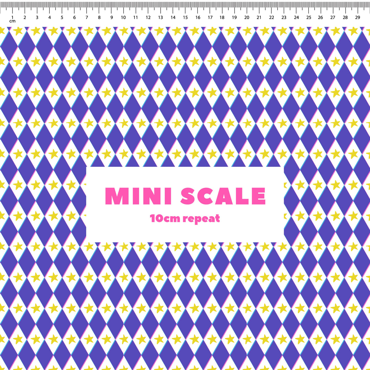 Harlequin (Yellow) Preorder Fabric by Sue-Ching Lascelles