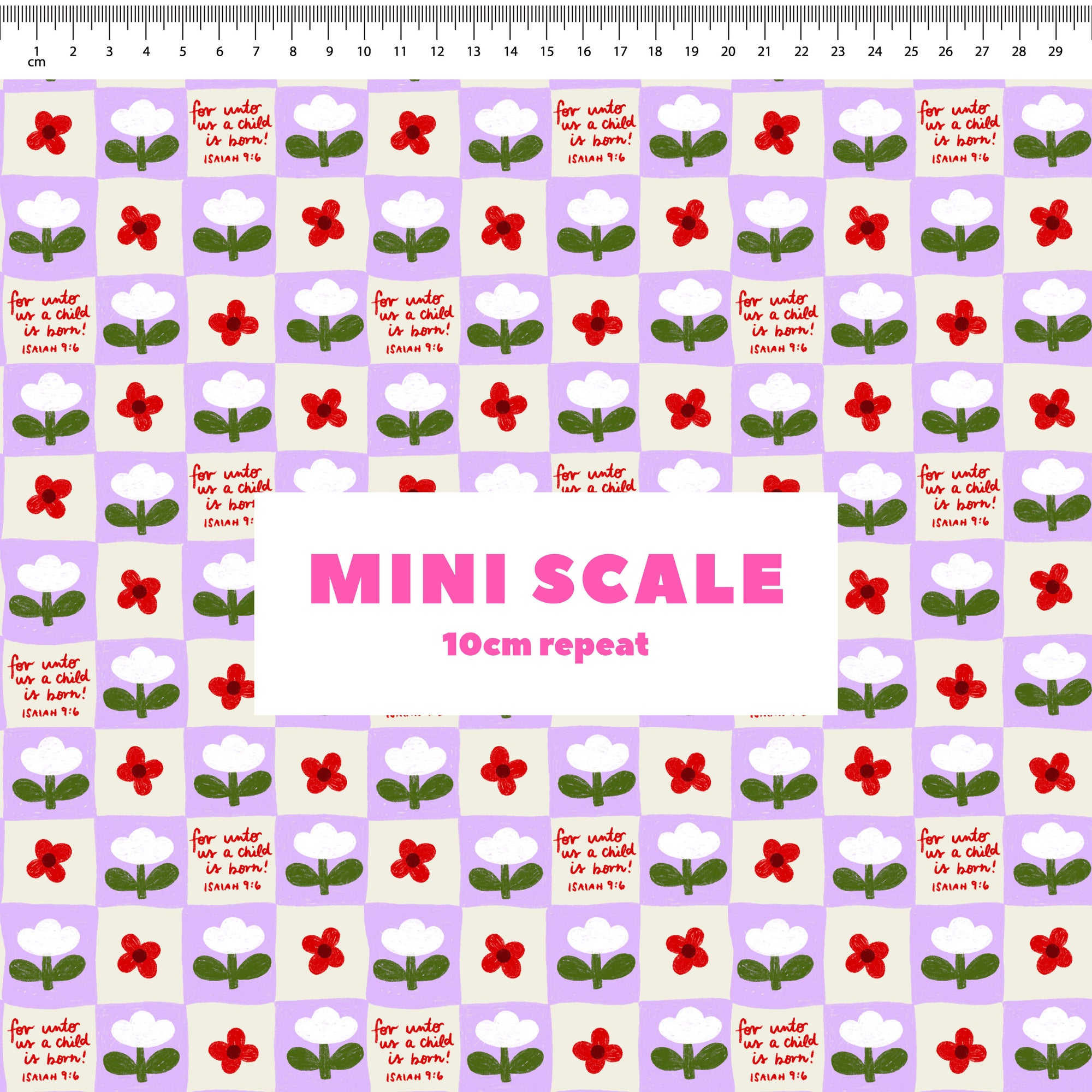 Isaiah 9:6 (Lilac) Preorder Fabric