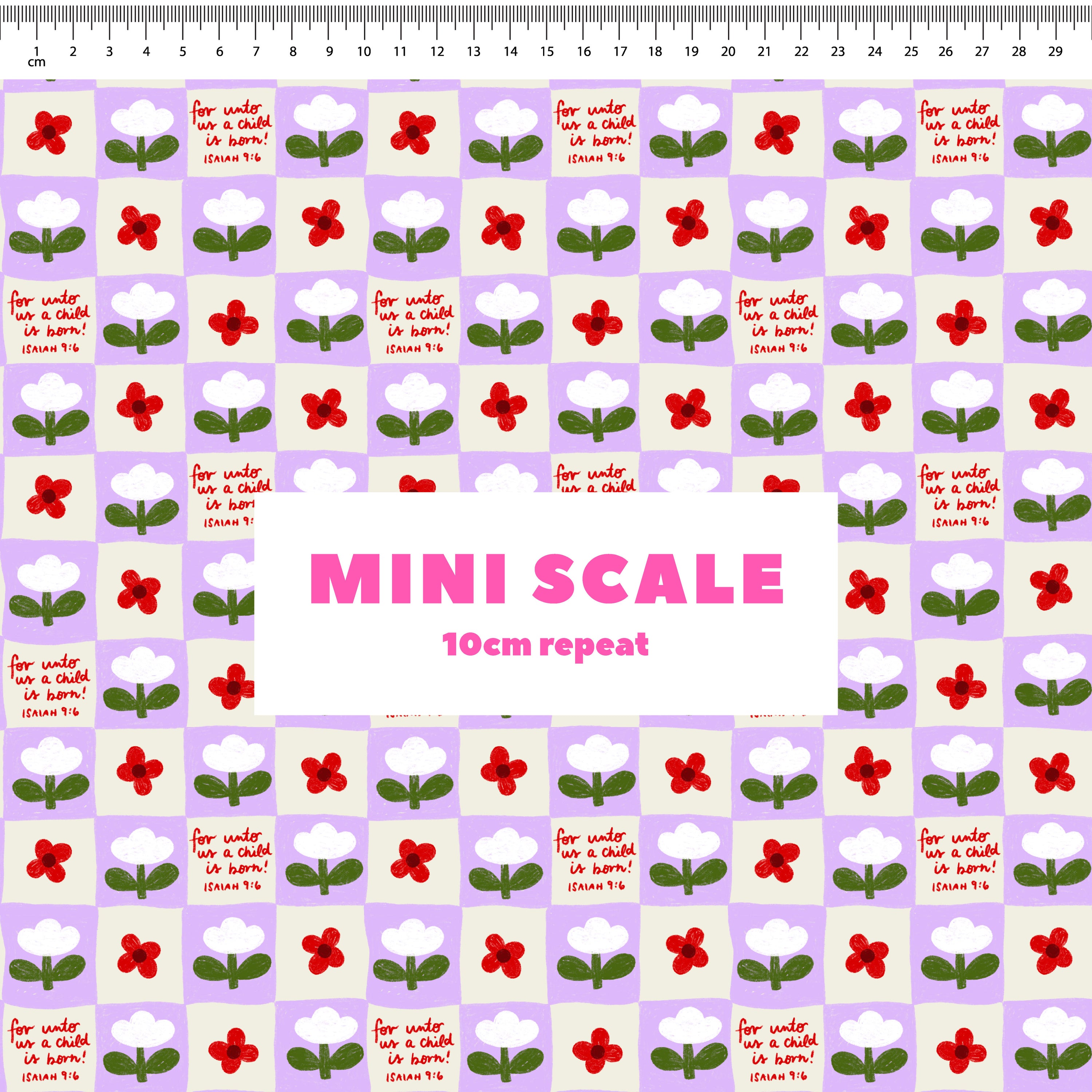 Isaiah 9:6 (Lilac) Preorder Fabric