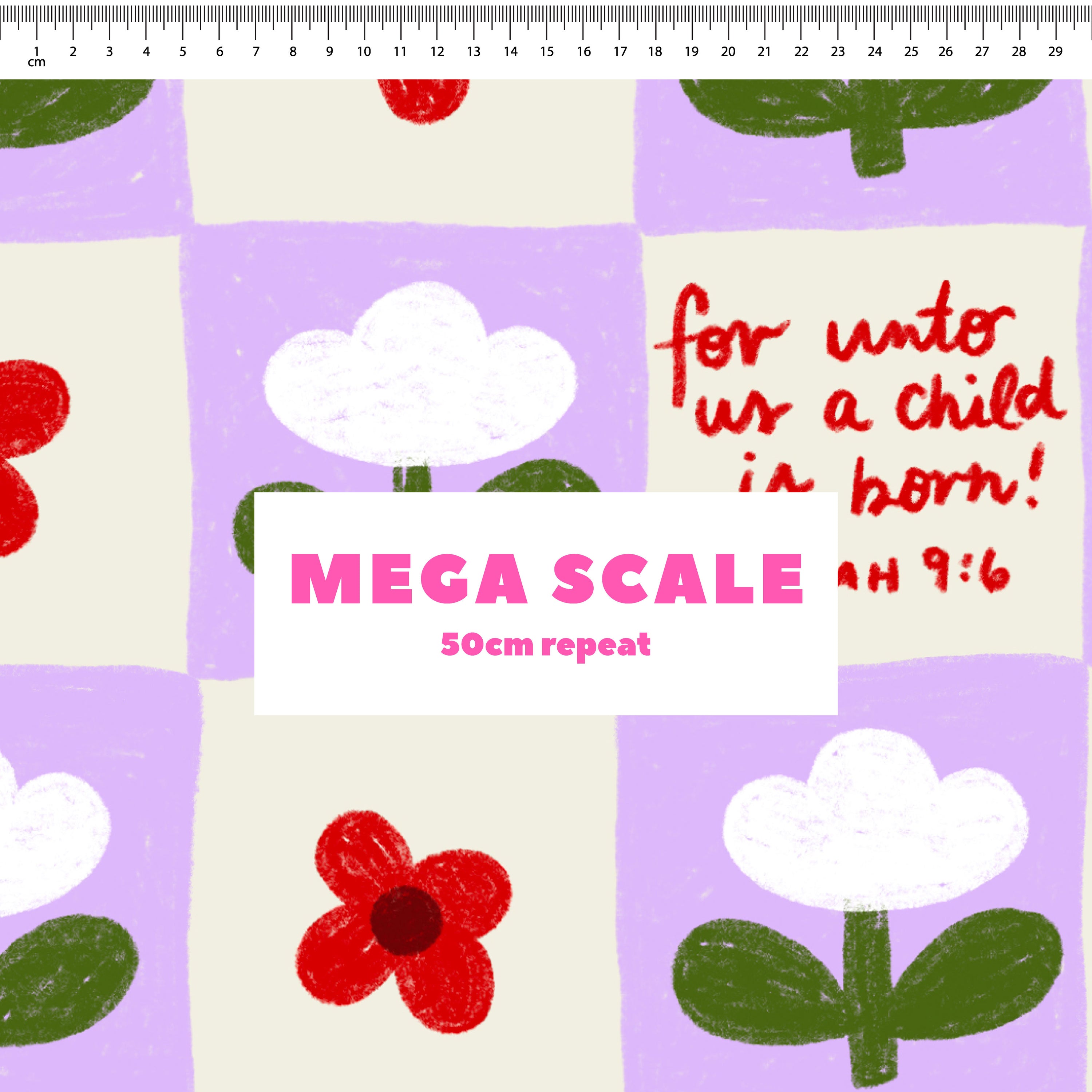 Isaiah 9:6 (Lilac) Preorder Fabric
