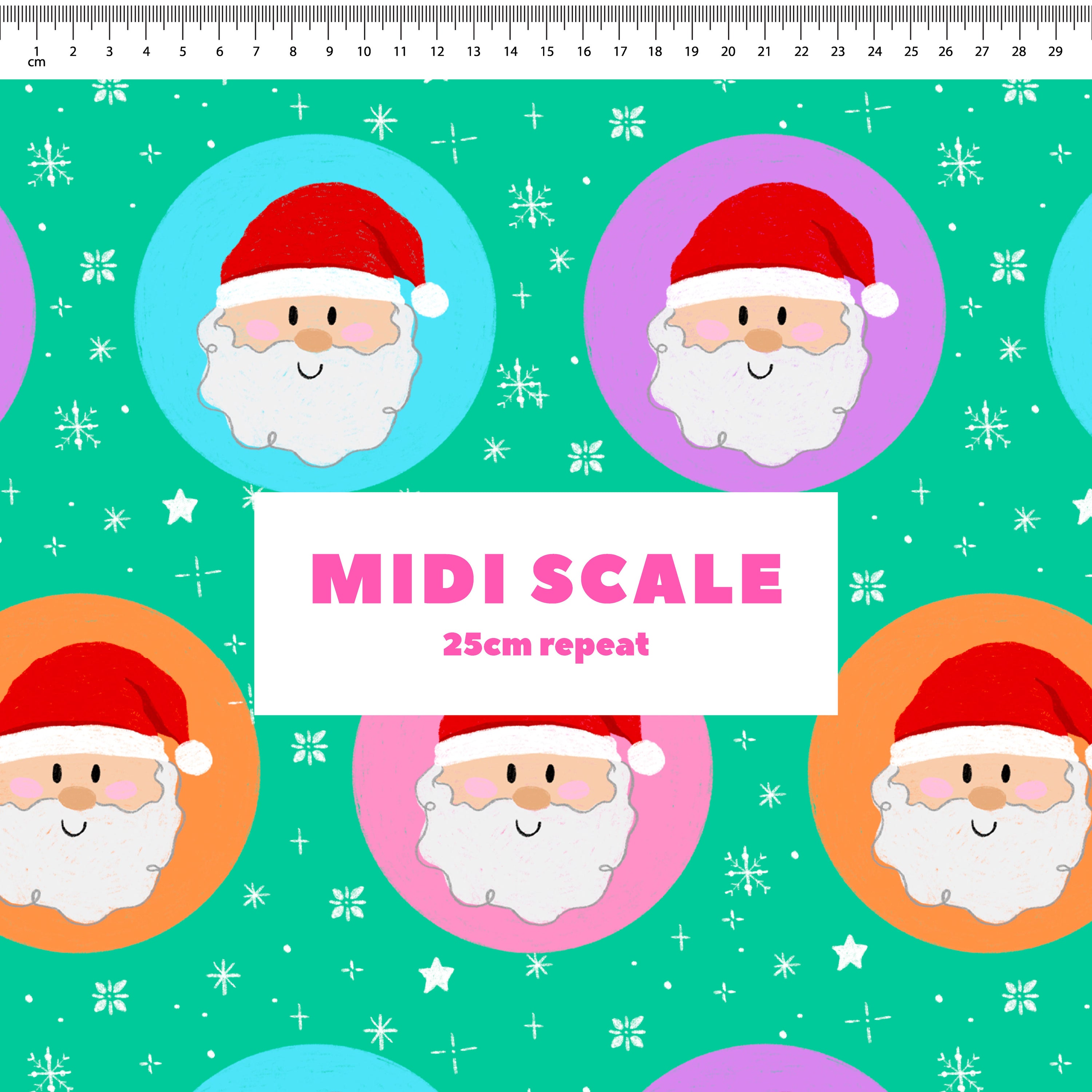 Jolly Santas Preorder Fabric