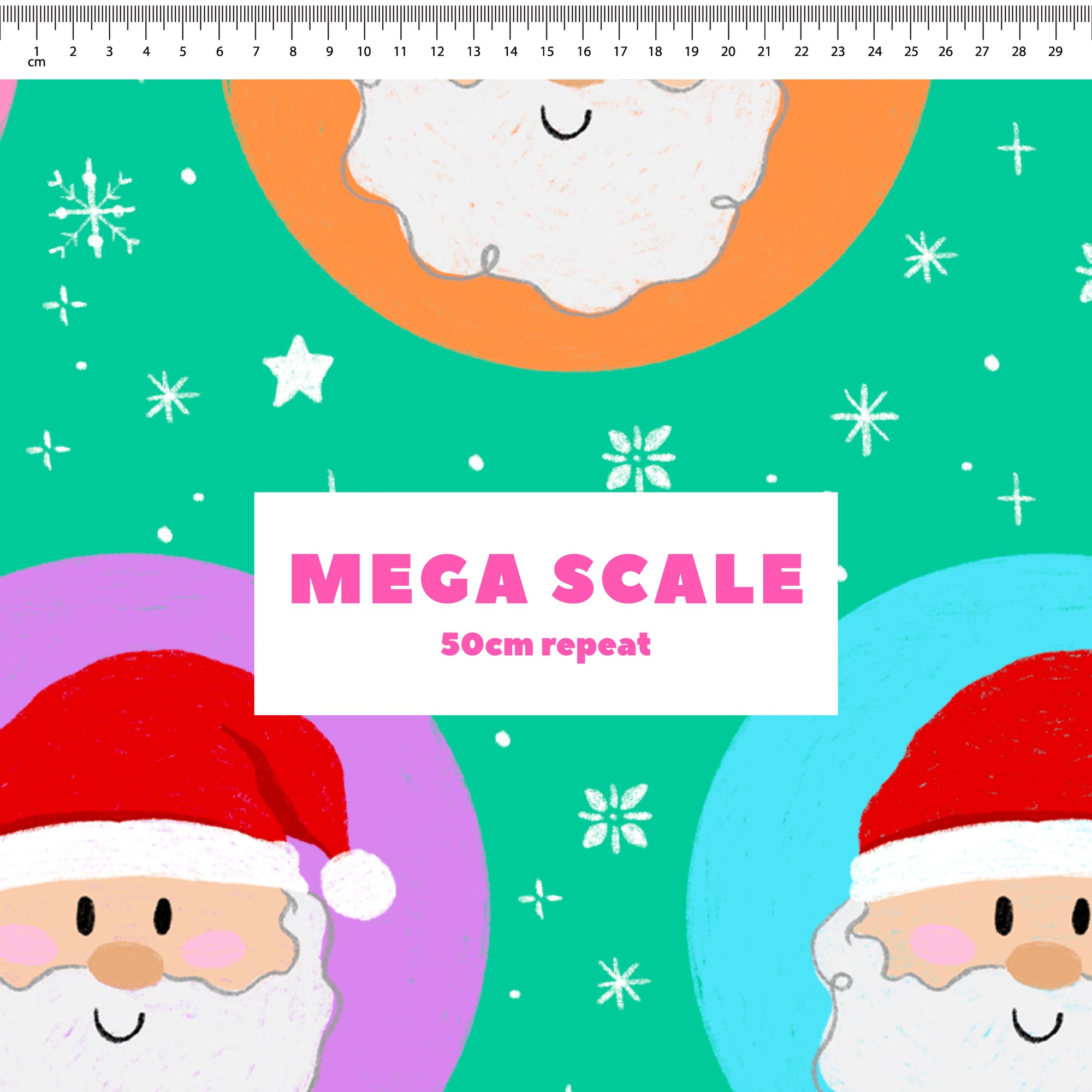 Jolly Santas Preorder Fabric