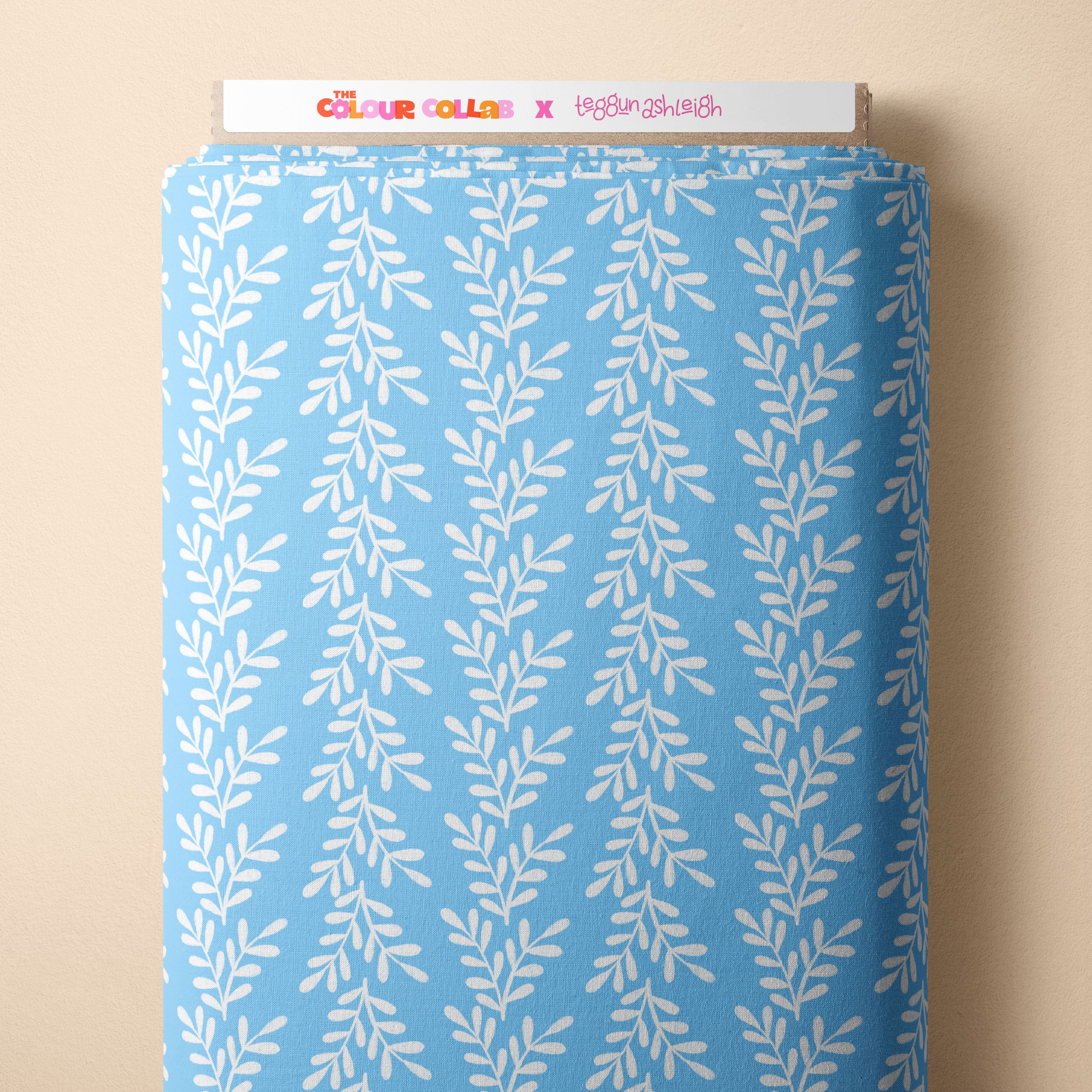 Leafy (Blue) Preorder Fabric