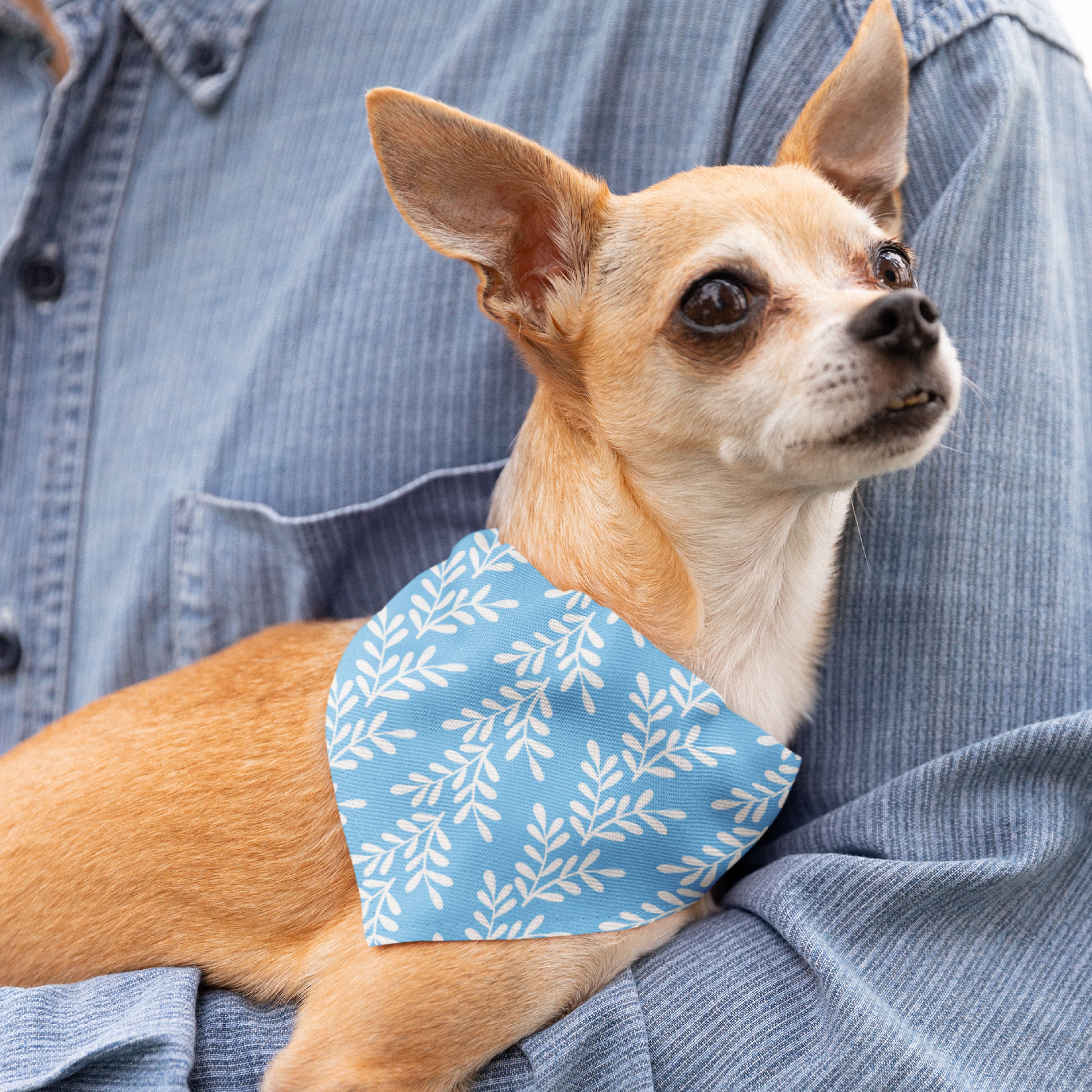 Leafy (Blue) Preorder Fabric