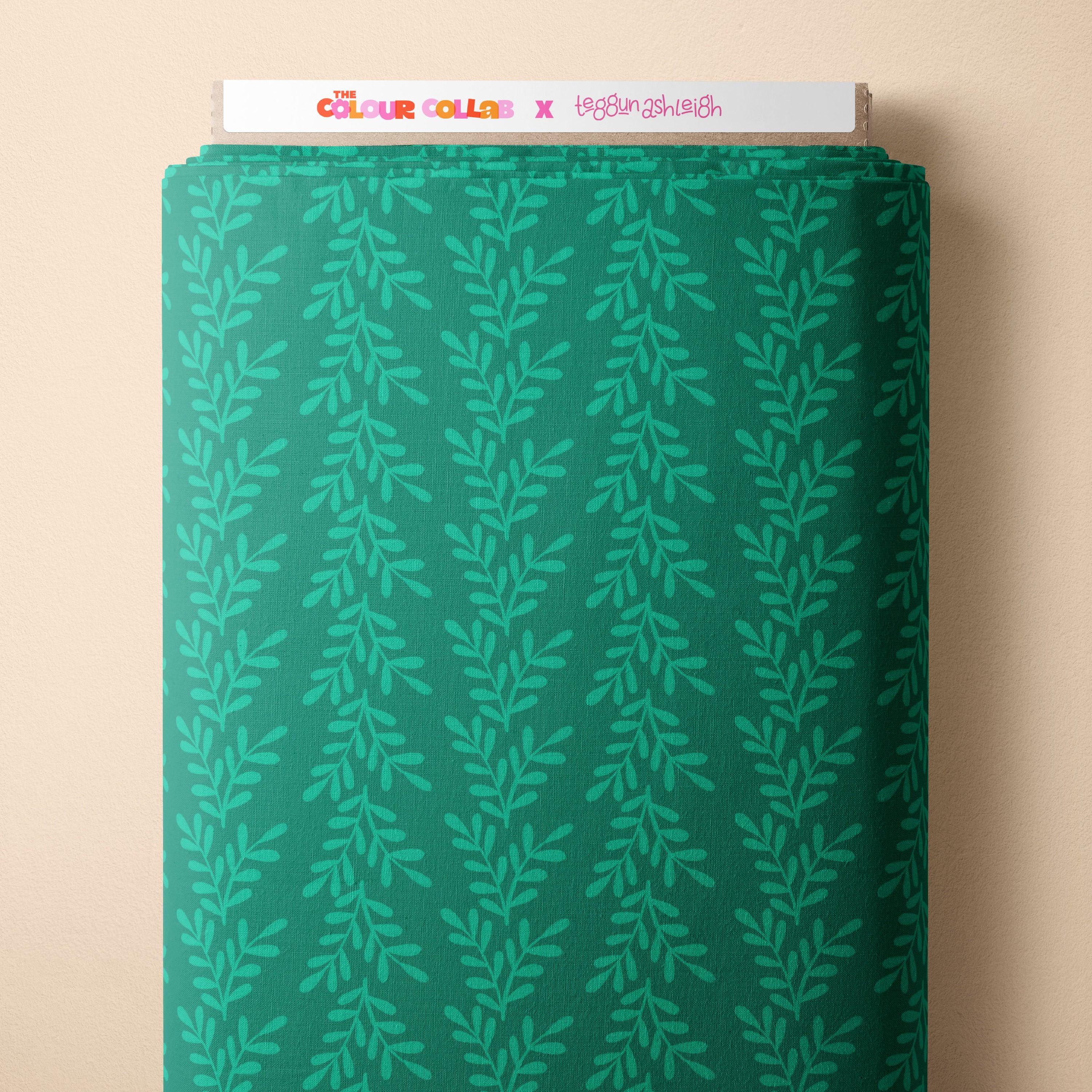 Leafy (Green) Preorder Fabric