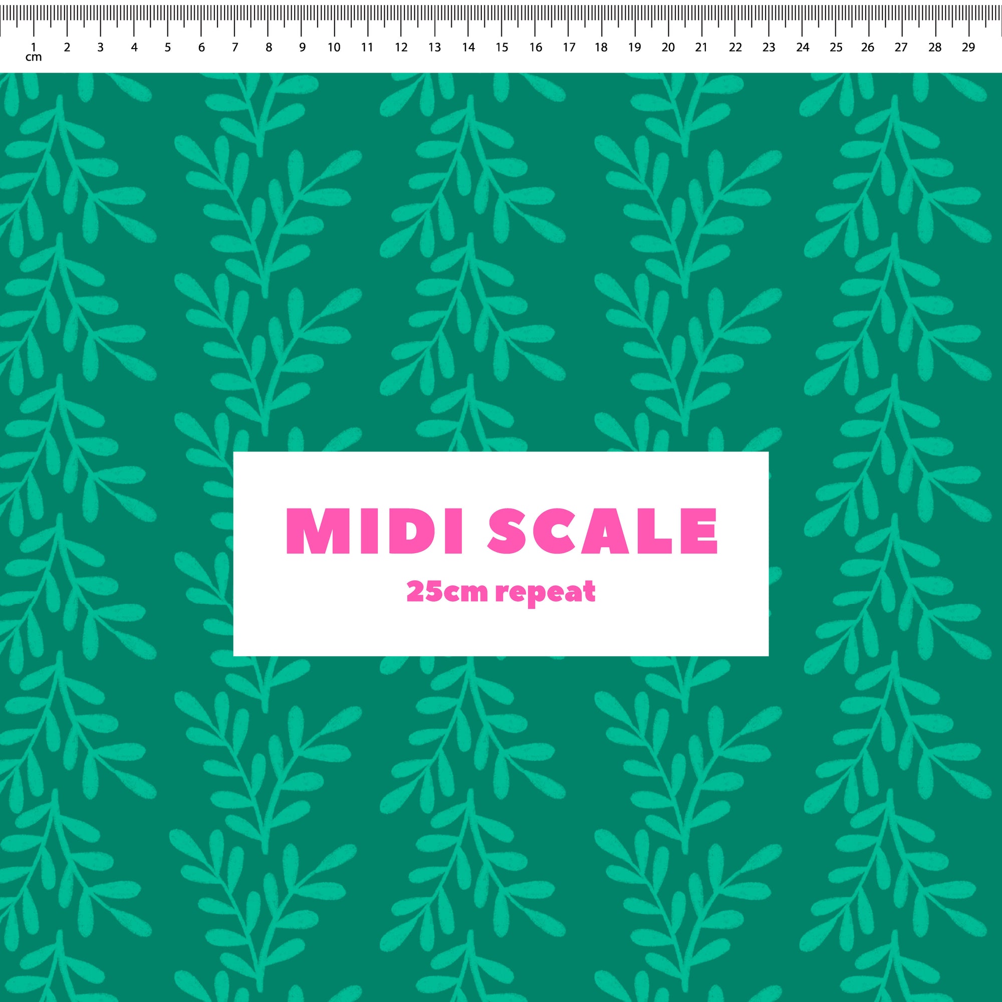 Leafy (Green) Preorder Fabric