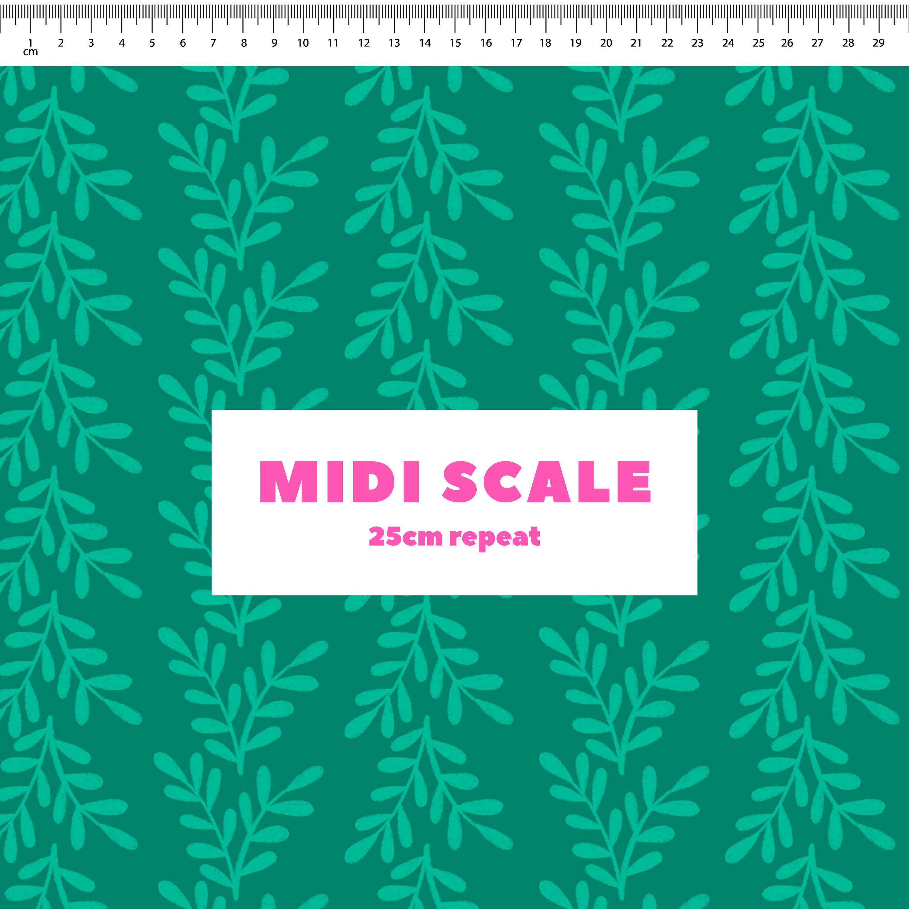 Leafy (Green) Preorder Fabric