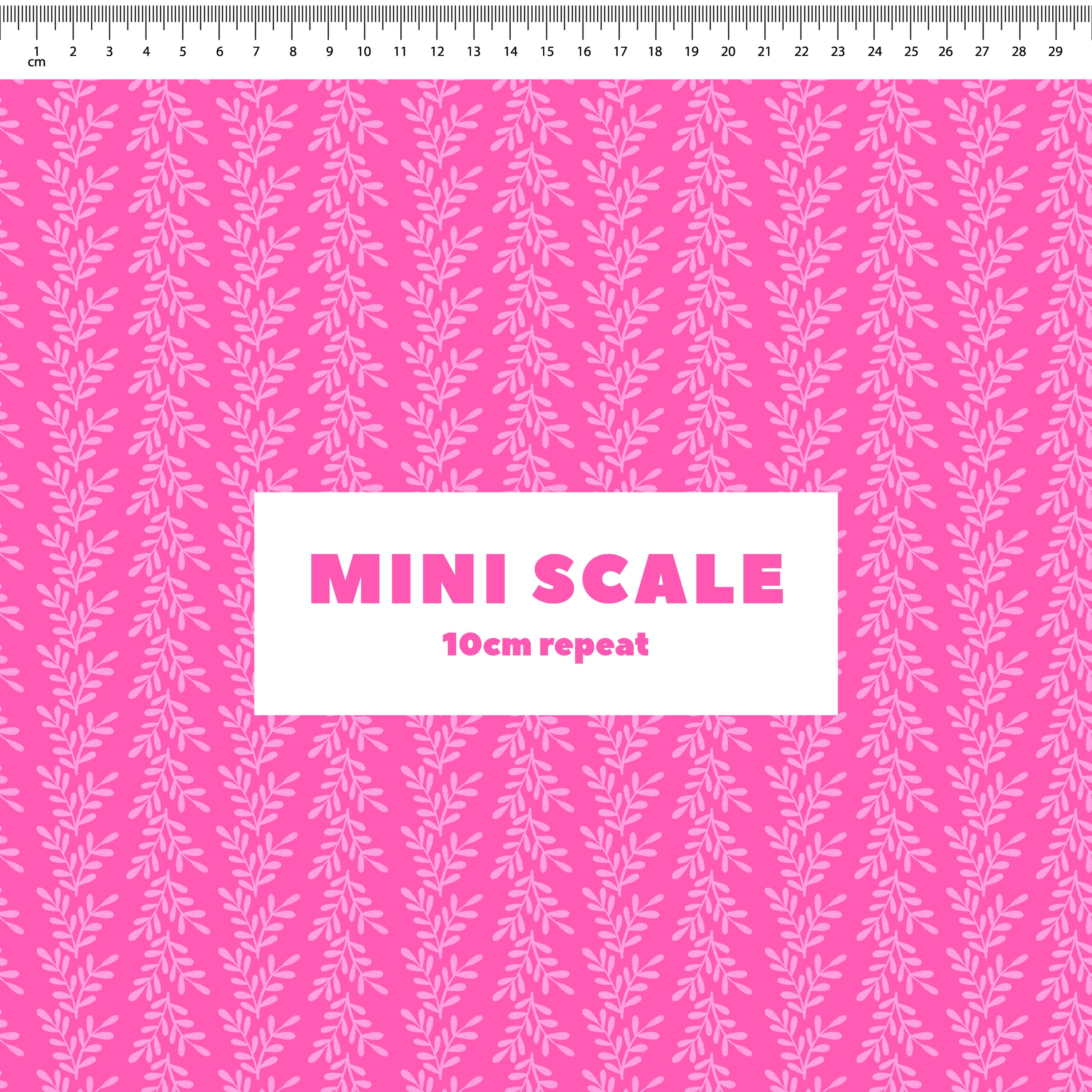 Leafy (Pink) Preorder Fabric