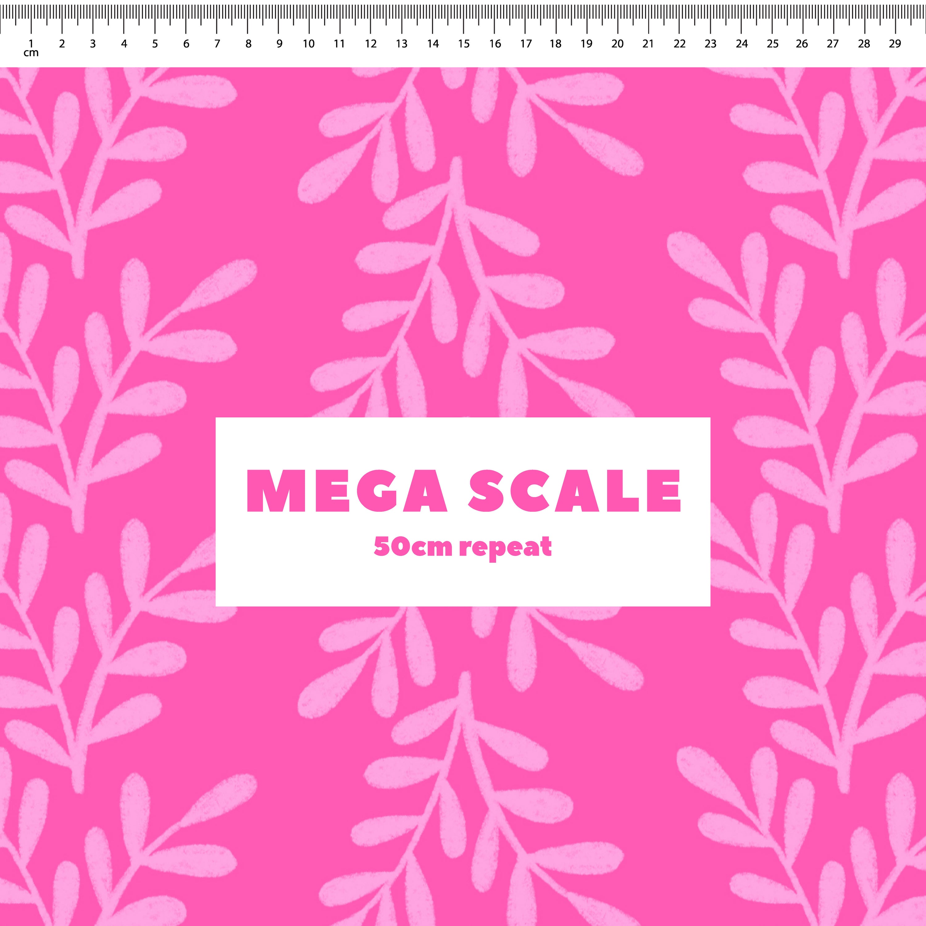 Leafy (Pink) Preorder Fabric