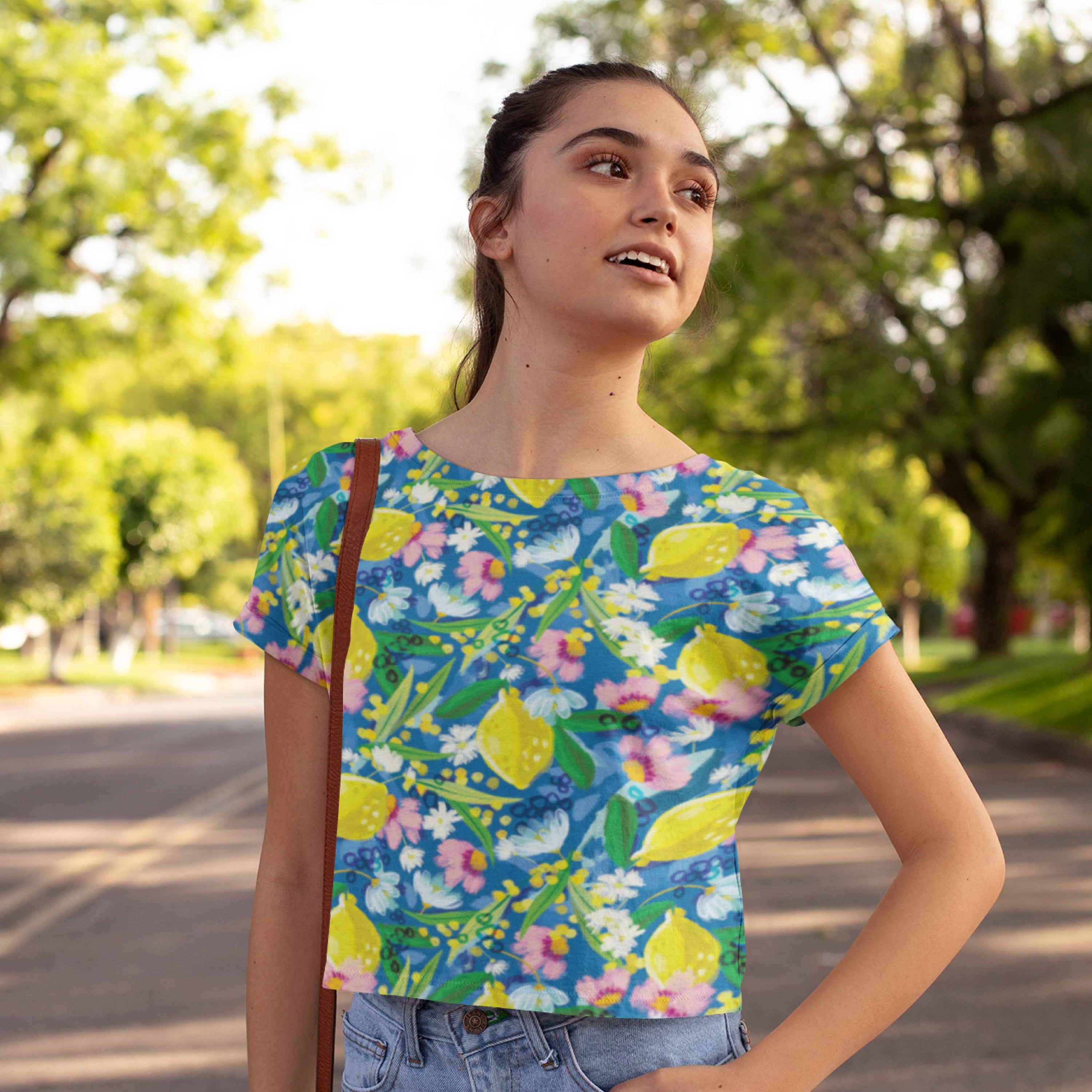 Lemon Wattle Preorder Fabric by Milly + Mae